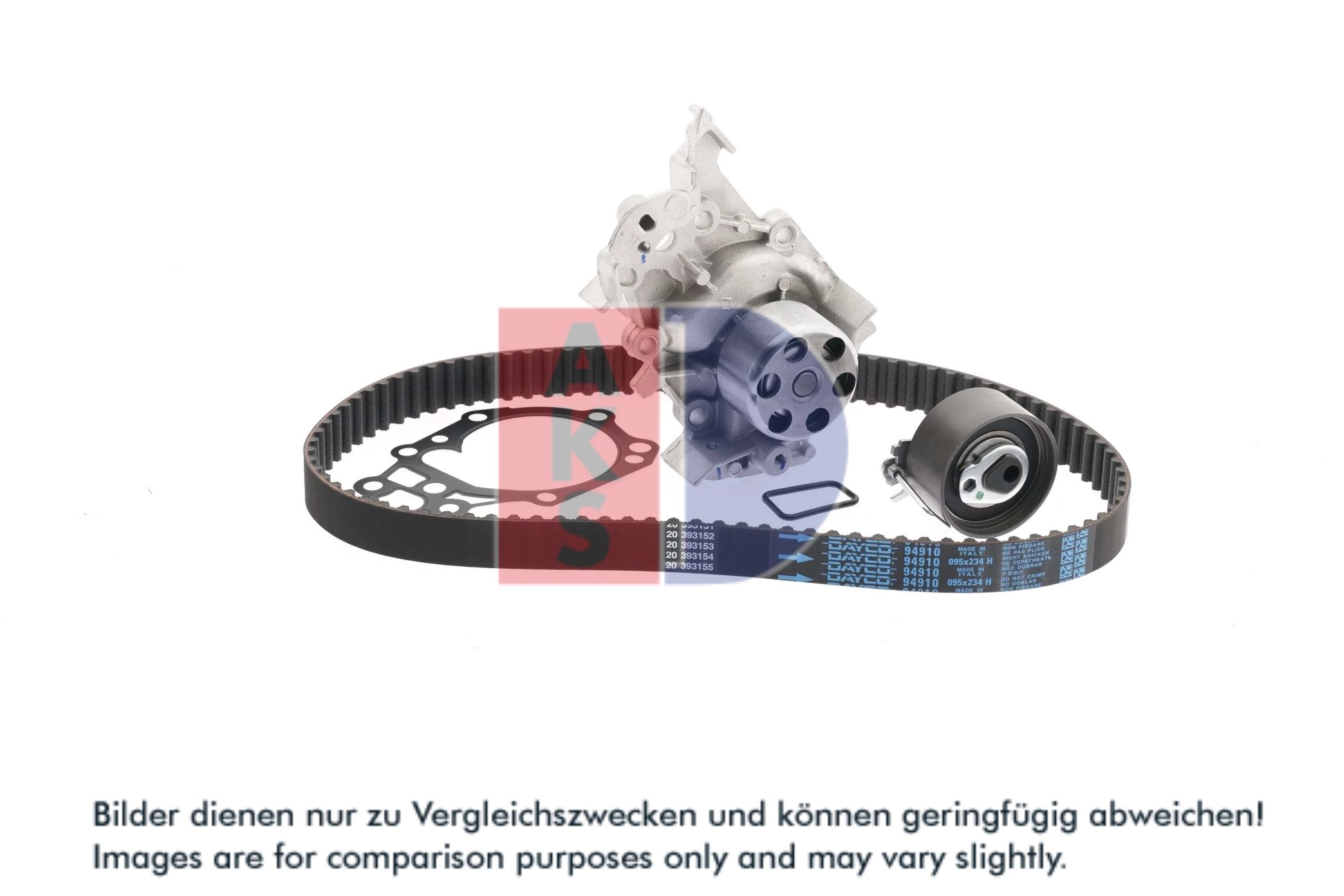 AKS DASIS Vandpumpe + tandremssæt 570289n for NISSAN RENAULT RENAULT TRUCKS DACIA PROTON