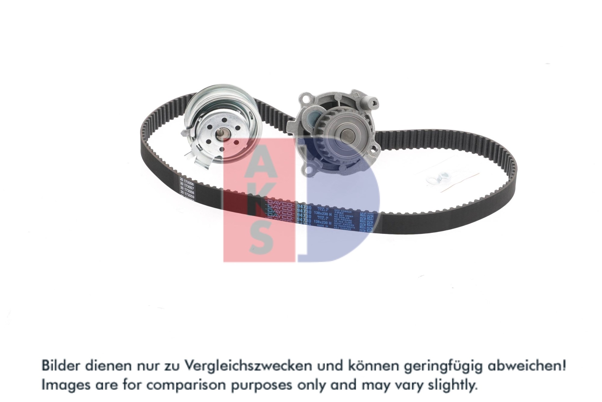 AKS DASIS Vandpumpe + tandremssæt 570296n for VAG