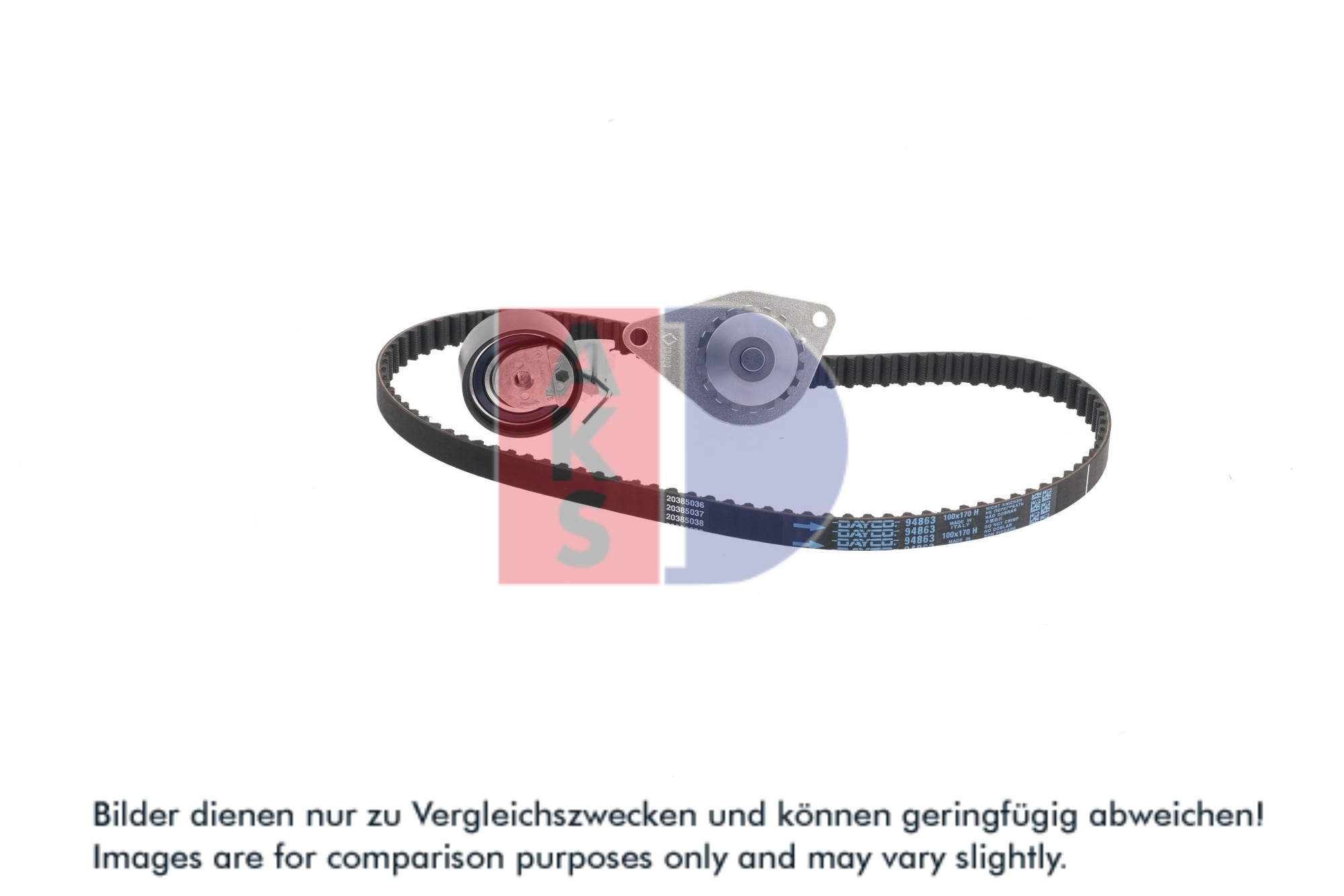 AKS DASIS Vandpumpe + tandremssæt 570304n for CITROËN/PEUGEOT ALFAROME/FIAT/LANCI