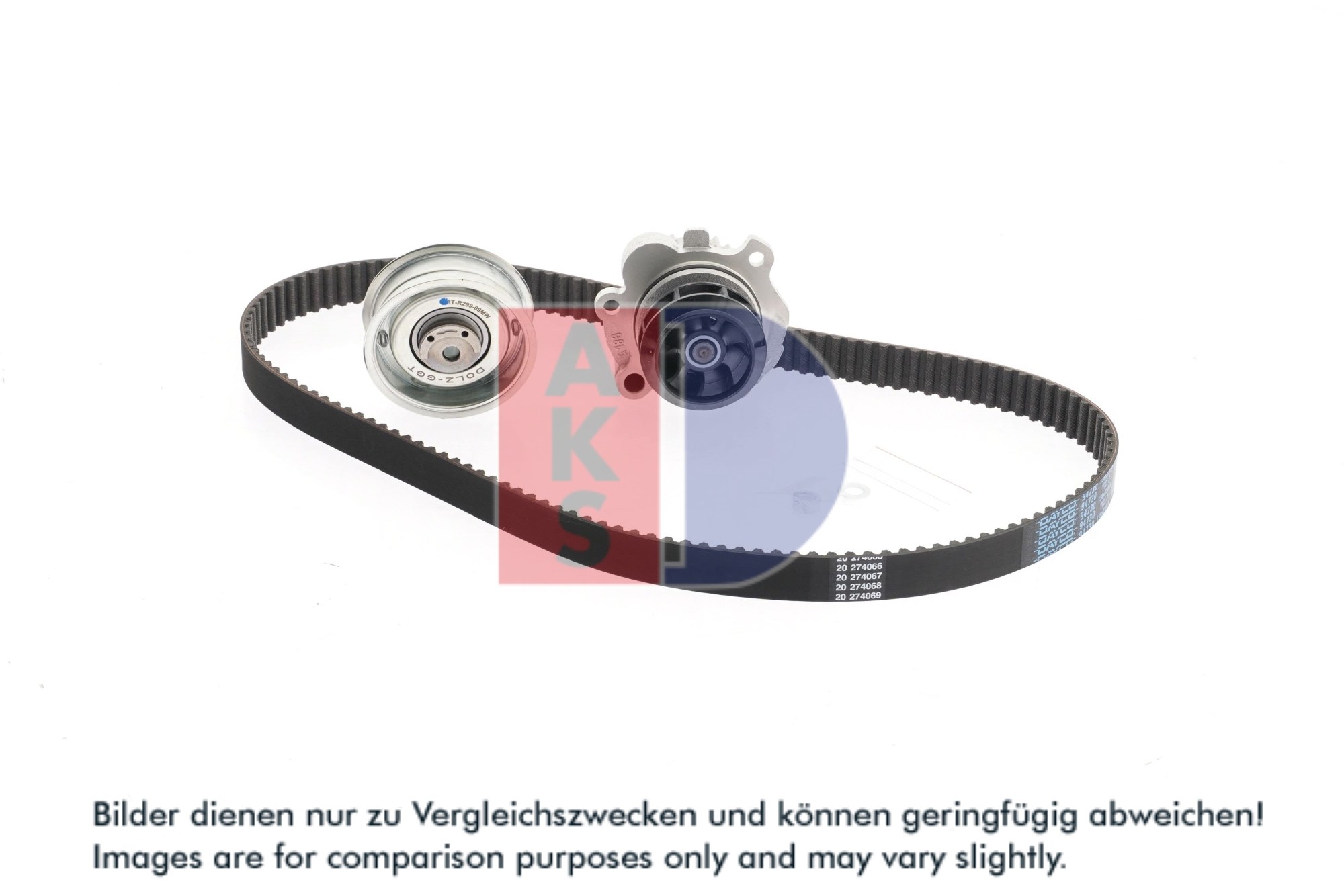 AKS DASIS Vandpumpe + tandremssæt 570306n for VAG