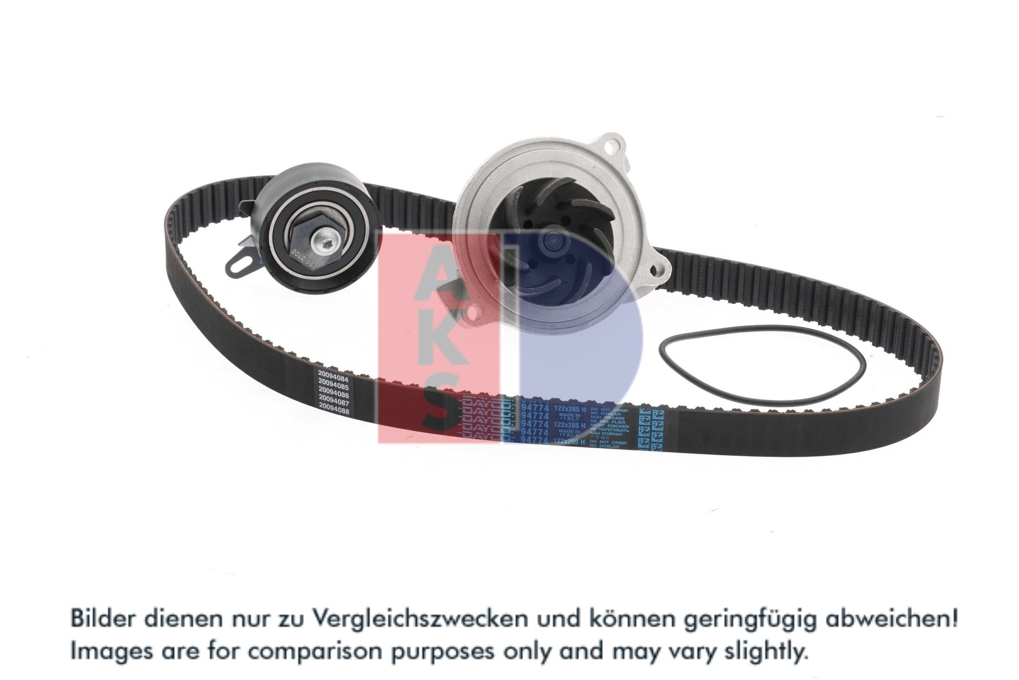 AKS DASIS Vandpumpe + tandremssæt 570323n for VAG
