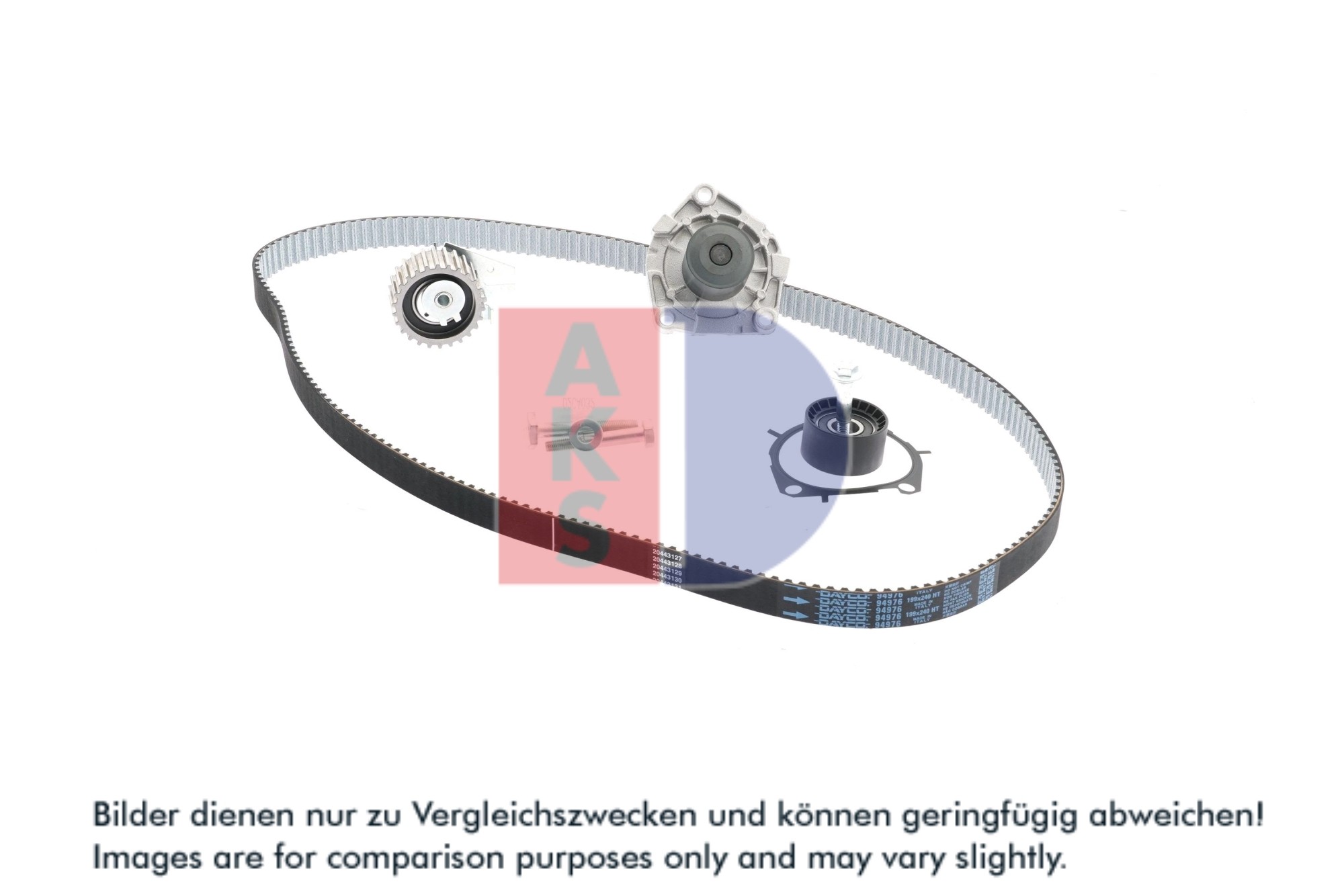 AKS DASIS Vandpumpe + tandremssæt 570332n for OPEL JEEP ALFAROME/FIAT/LANCI SAAB SUZUKI