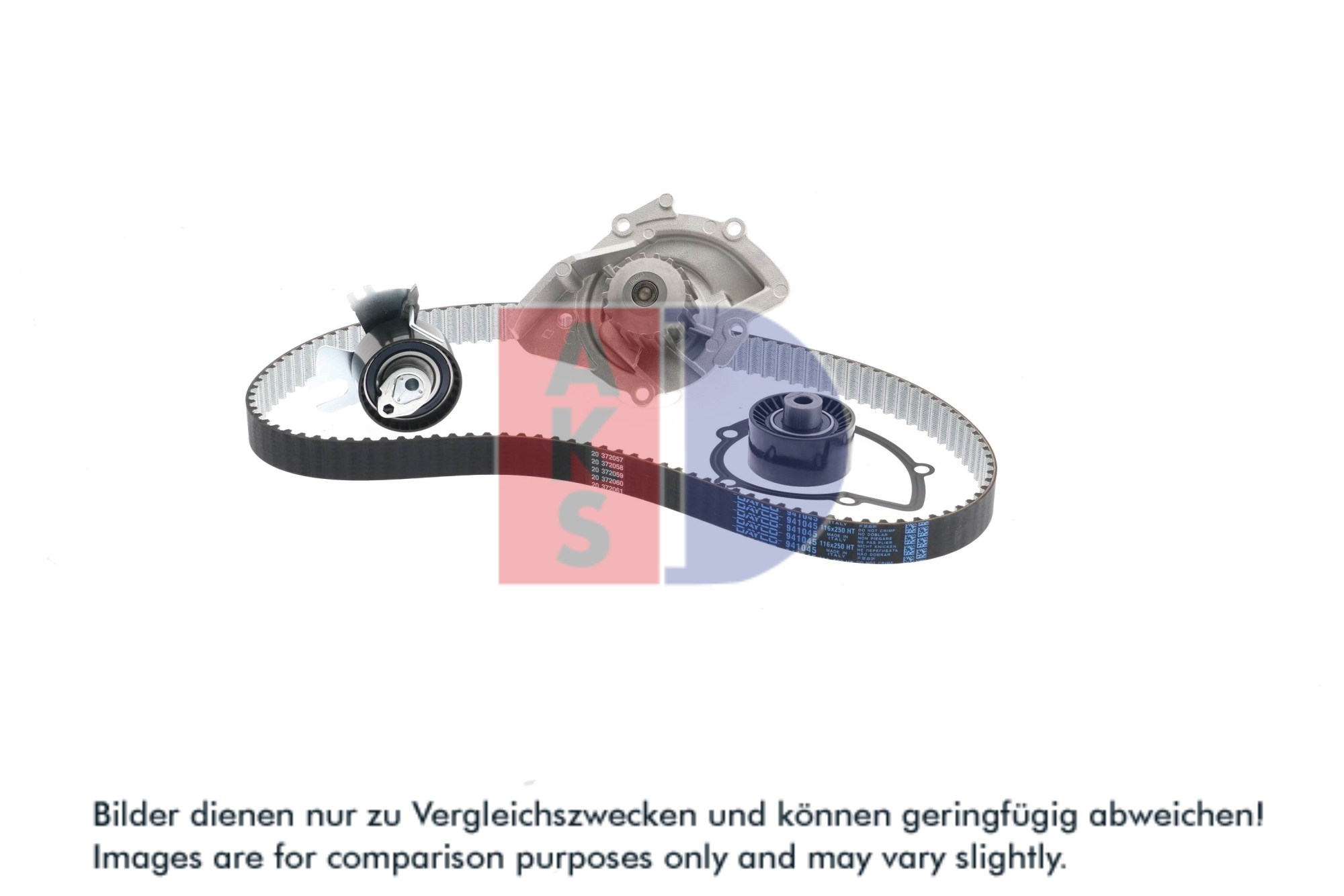 AKS DASIS Vandpumpe + tandremssæt 570336n for CITROËN/PEUGEOT FORD TOYOTA ALFAROME/FIAT/LANCI
