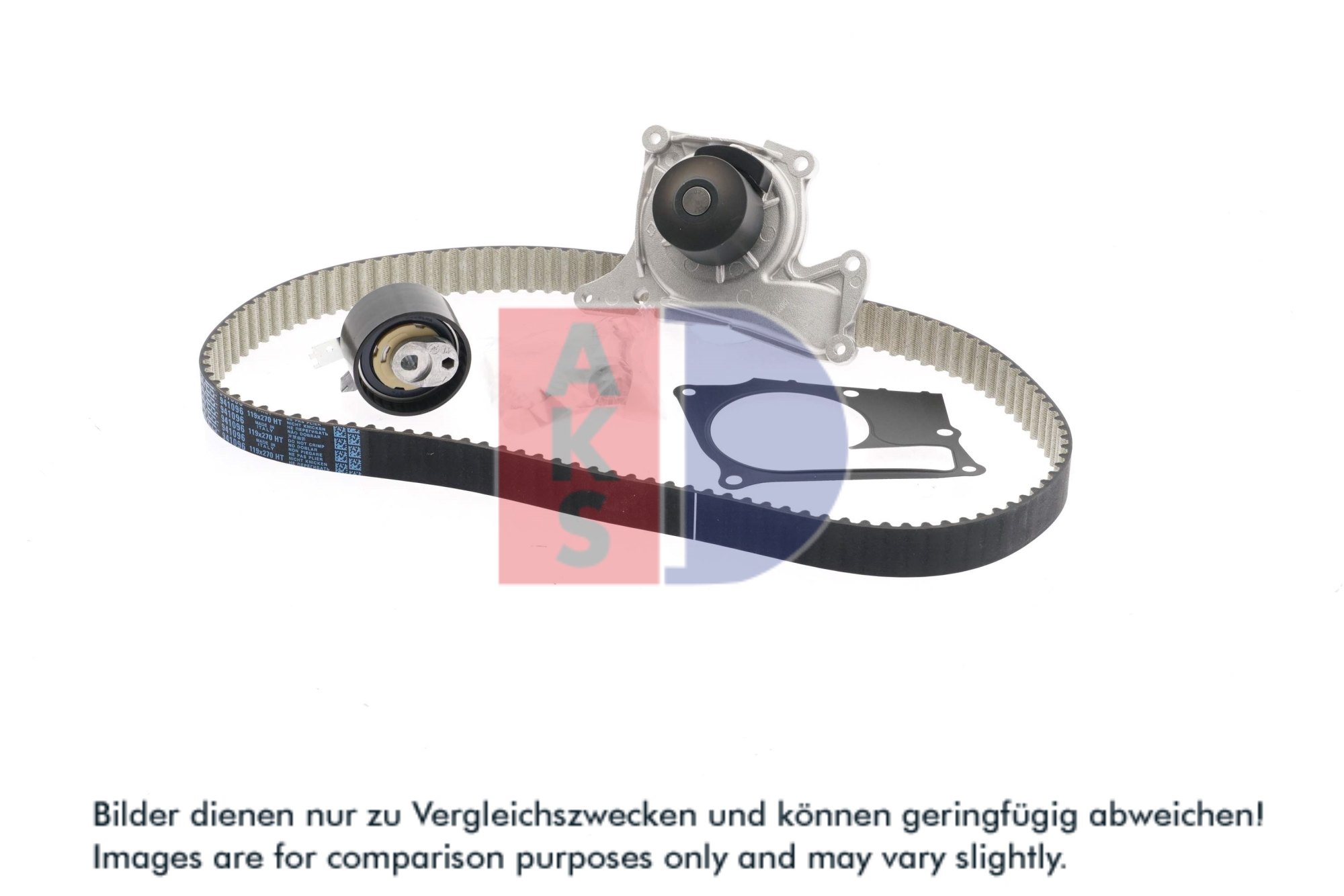 AKS DASIS Vandpumpe + tandremssæt 570343n for MERCEDES-BENZ INFINITI NISSAN DACIA