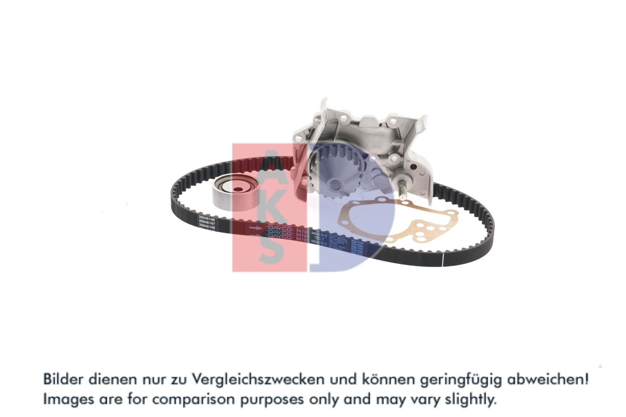 AKS DASIS Vandpumpe + tandremssæt 570346n for DACIA RENAULT
