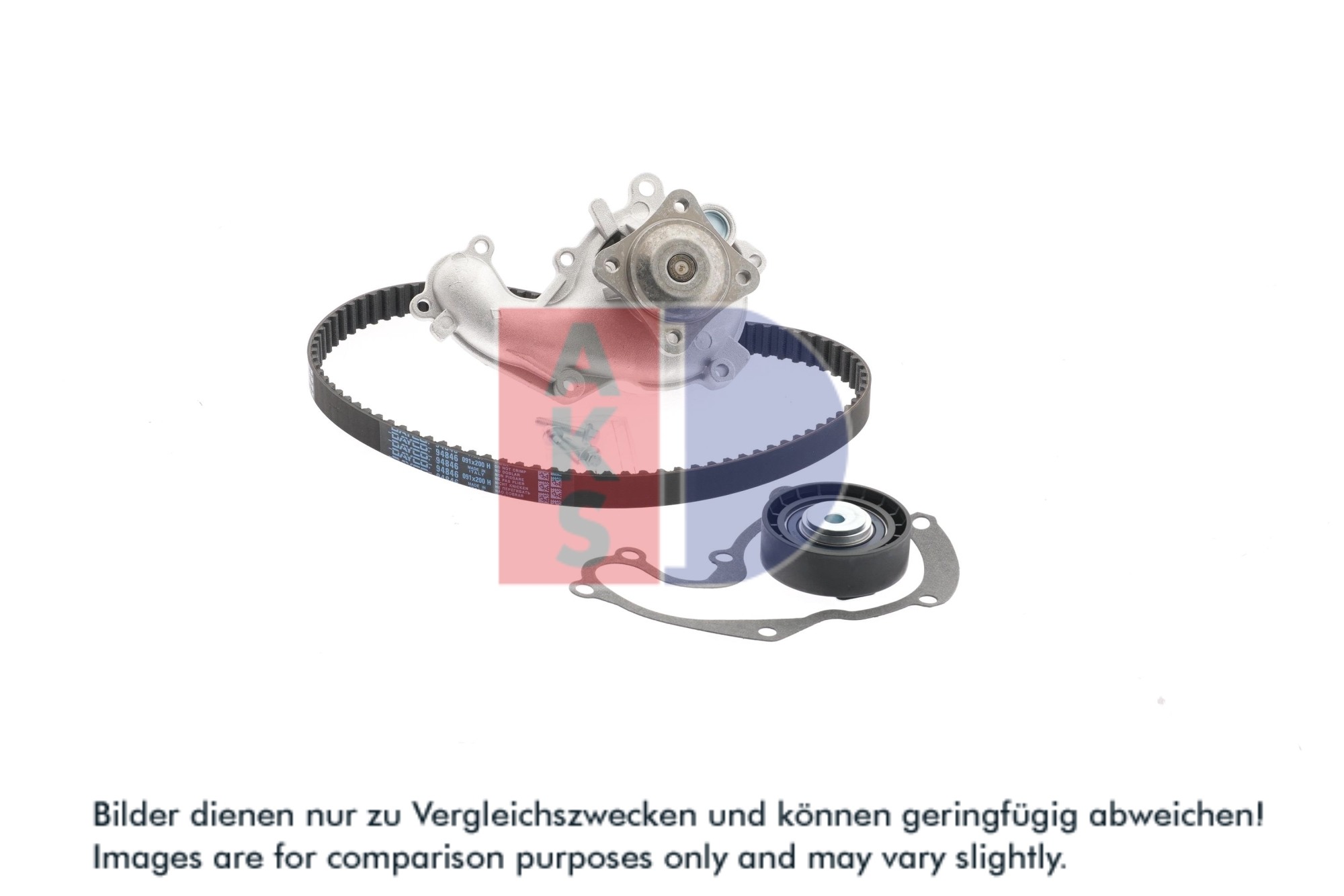 AKS DASIS Vandpumpe + tandremssæt 570351n for FORD MAZDA