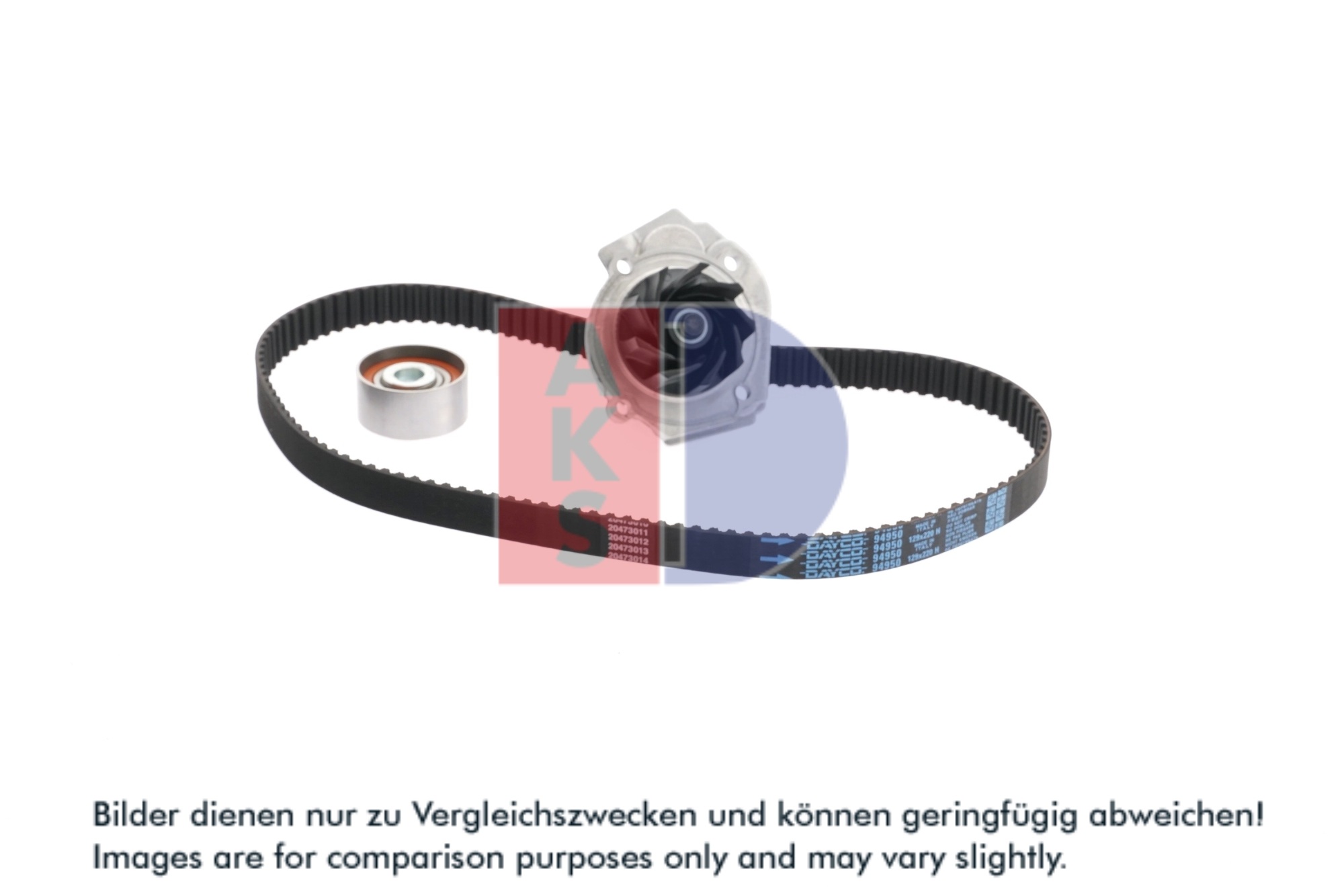 AKS DASIS Vandpumpe + tandremssæt 570363n for OPEL ALFAROME/FIAT/LANCI FORD