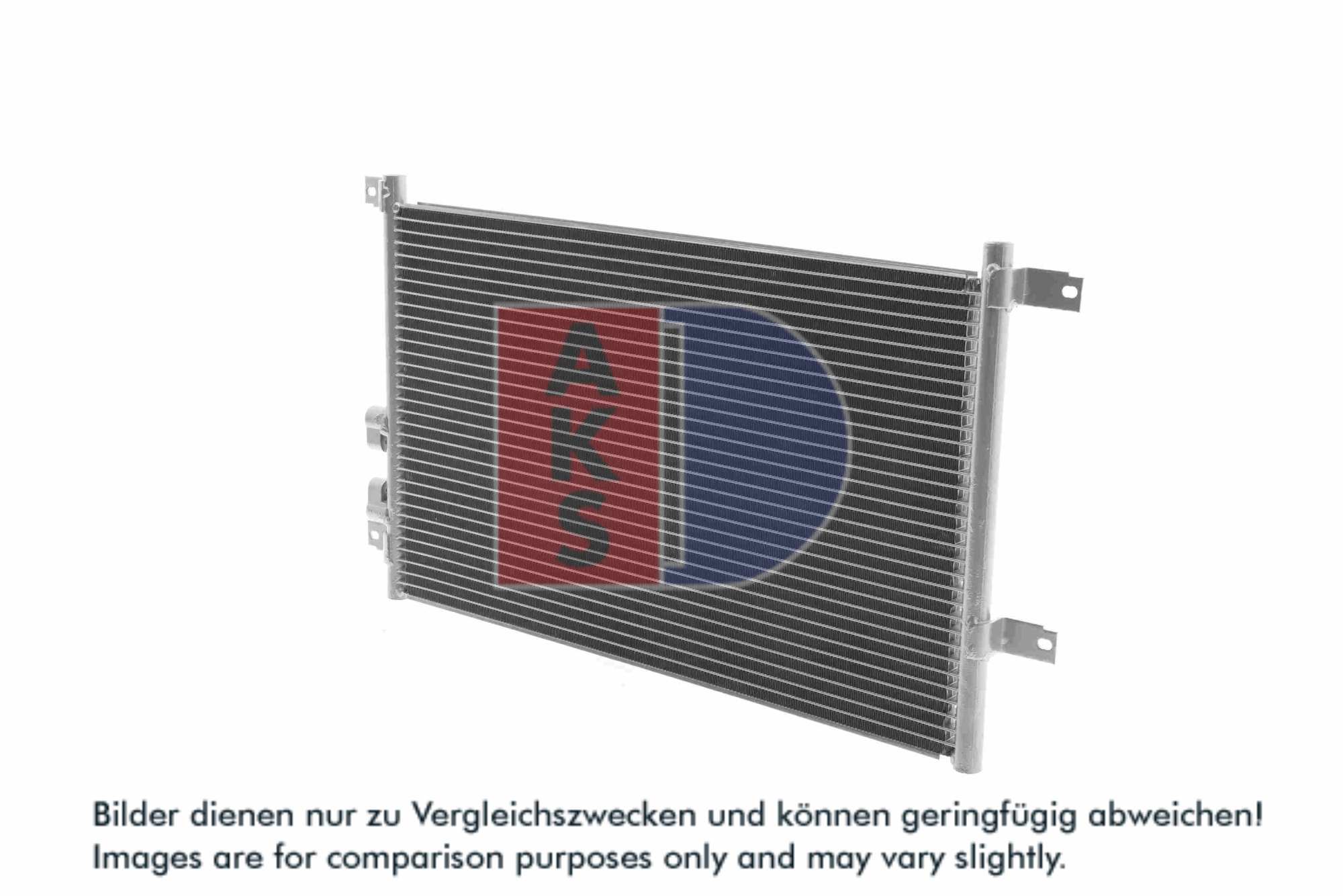 AKS DASIS Kondensor, klimaanlæg 012130n for ALFAROME/FIAT/LANCI