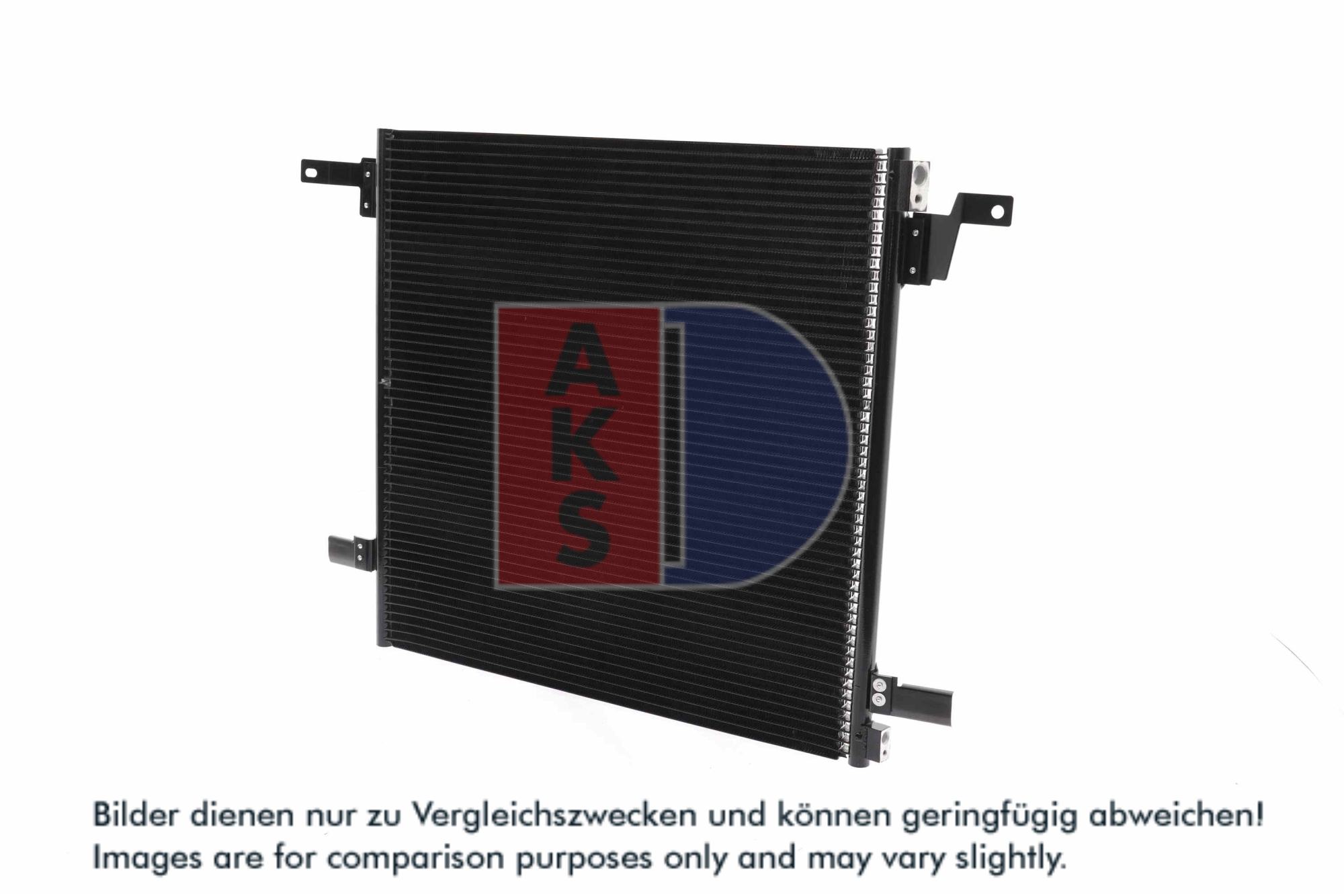 AKS DASIS Kondensor, klimaanlæg 122005n for MERCEDES-BENZ
