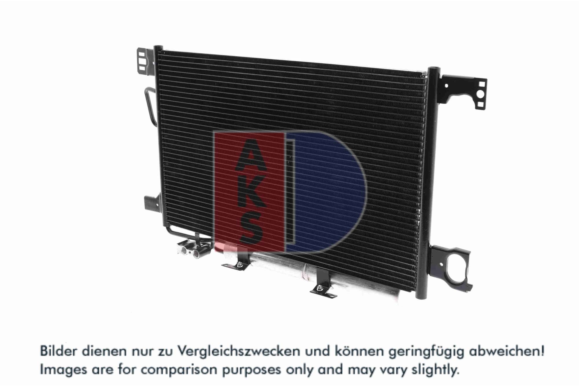 AKS DASIS Kondensor, klimaanlæg 122019n for MERCEDES-BENZ