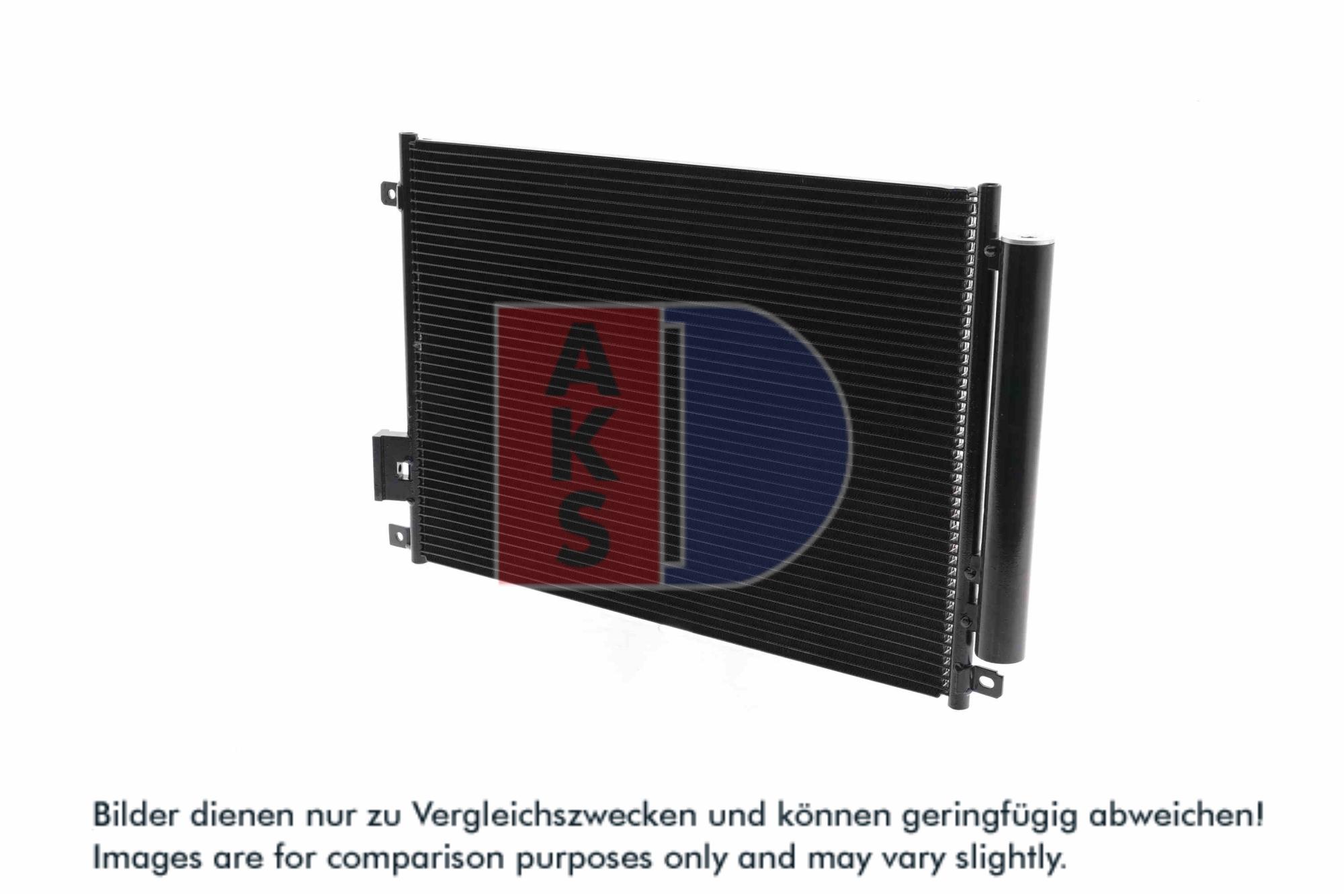 AKS DASIS Kondensor, klimaanlæg 082041n for ALFAROME/FIAT/LANCI