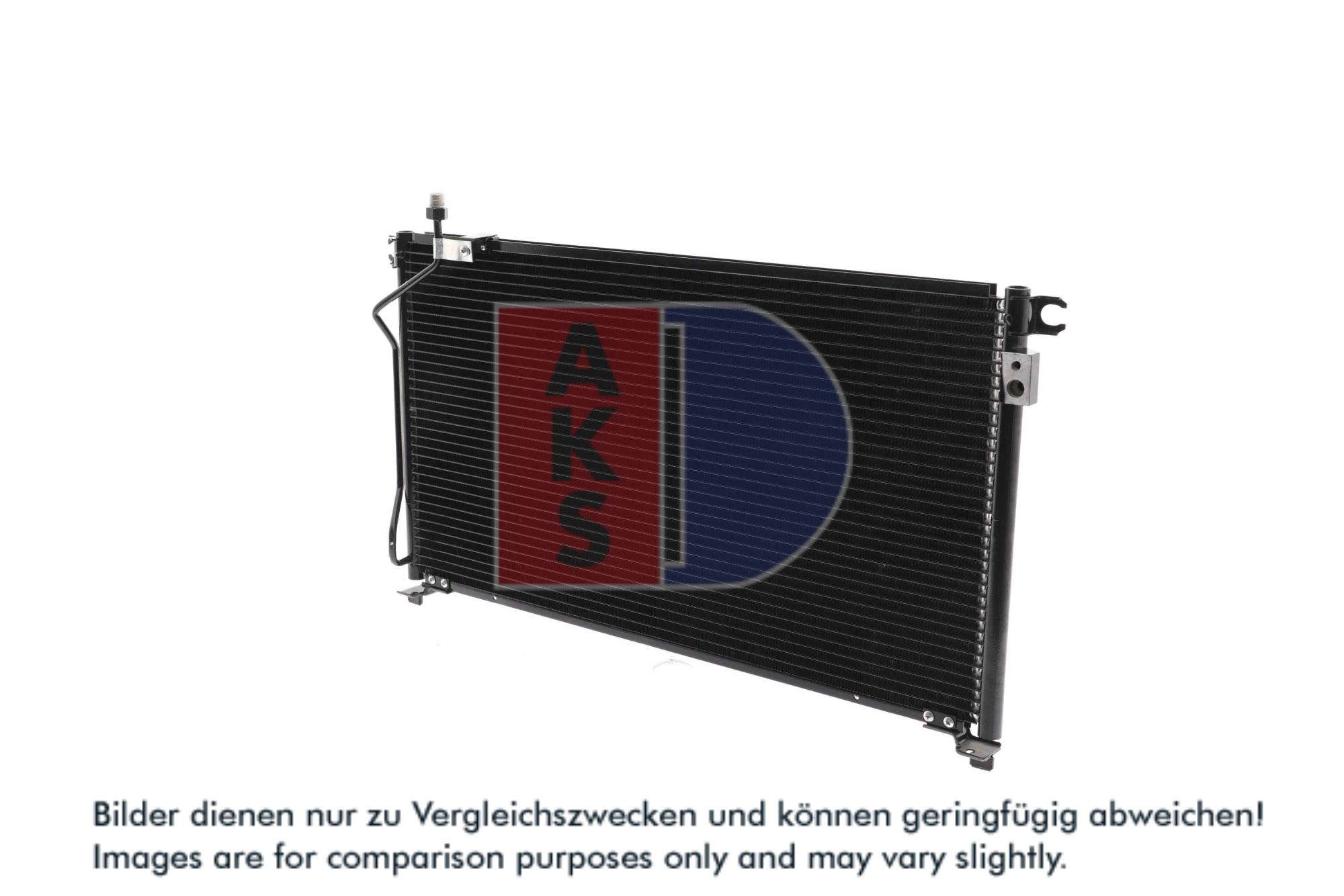 AKS DASIS Kondensor, klimaanlæg 072080n for NISSAN