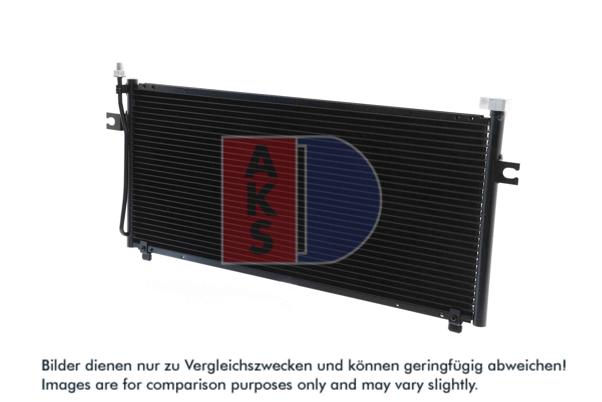 AKS DASIS Kondensor, klimaanlæg 070064n for NISSAN