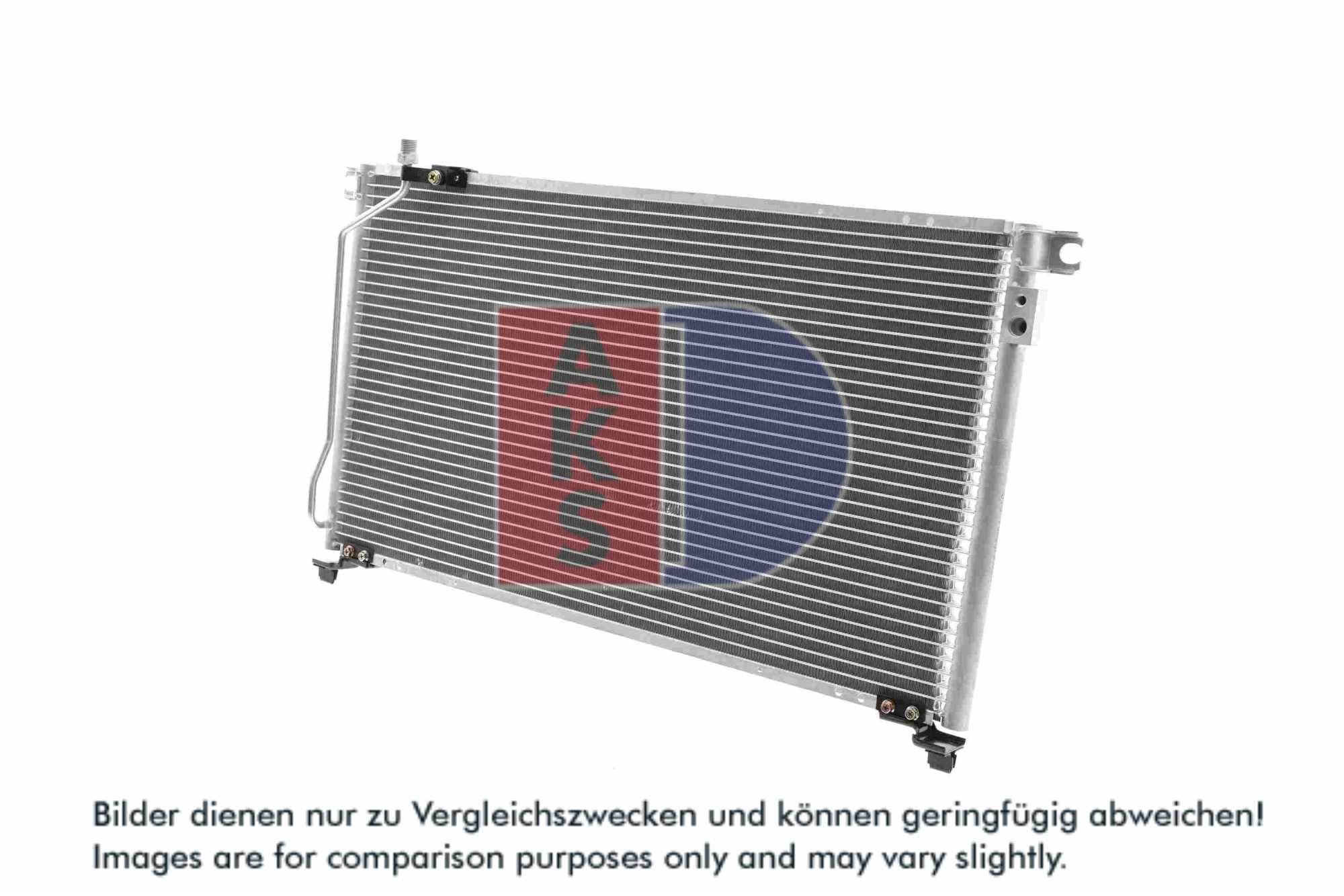 AKS DASIS Kondensor, klimaanlæg 072007n for FORD NISSAN