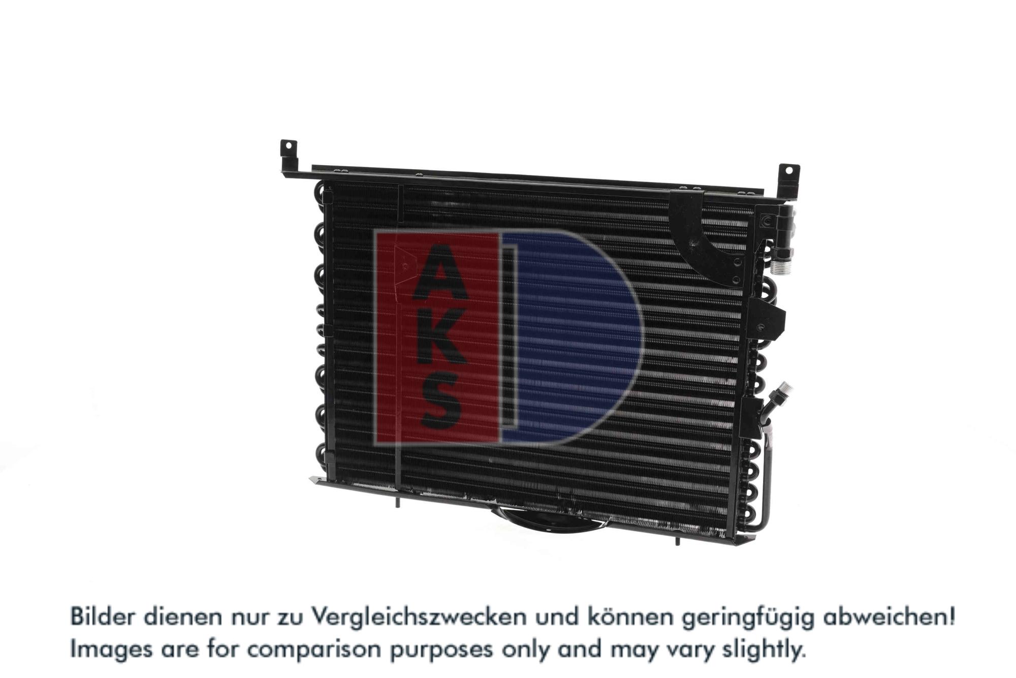 AKS DASIS Kondensor, klimaanlæg 122010n for MERCEDES-BENZ