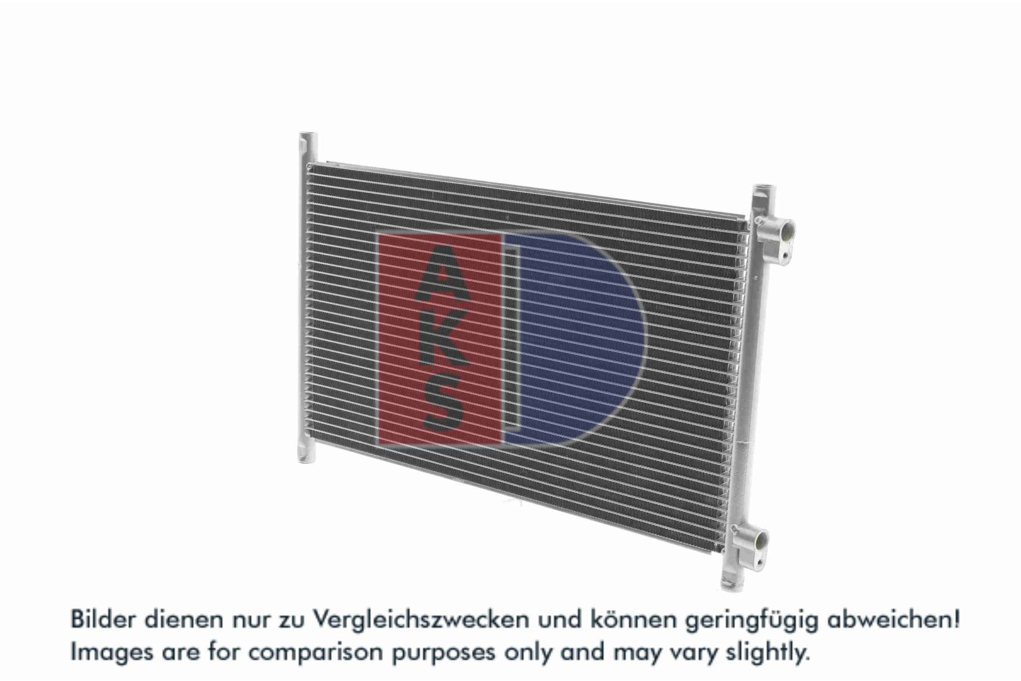 AKS DASIS Kondensor, klimaanlæg 082370n for ALFAROME/FIAT/LANCI