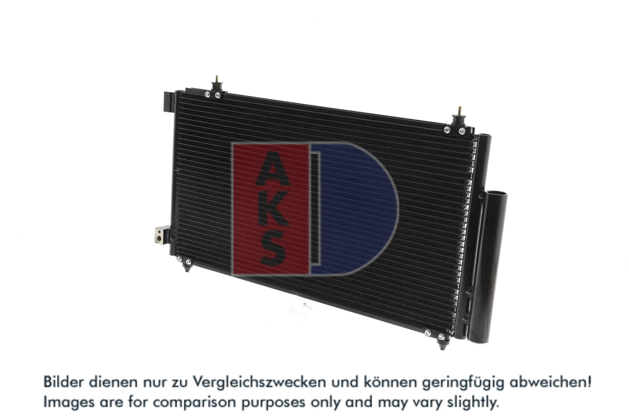 AKS DASIS Kondensor, klimaanlæg 212046n for TOYOTA
