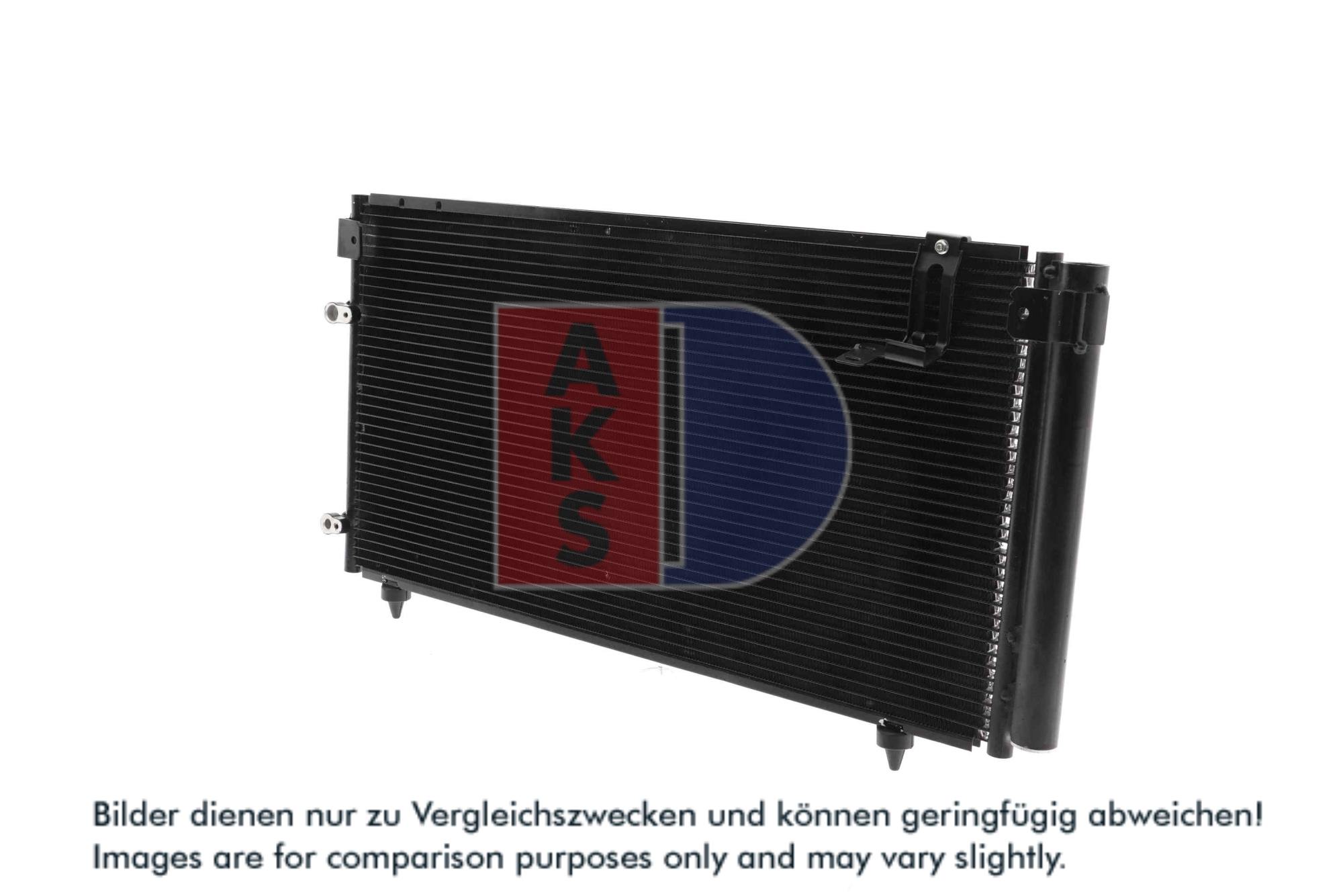 AKS DASIS Kondensor, klimaanlæg 212061n for TOYOTA