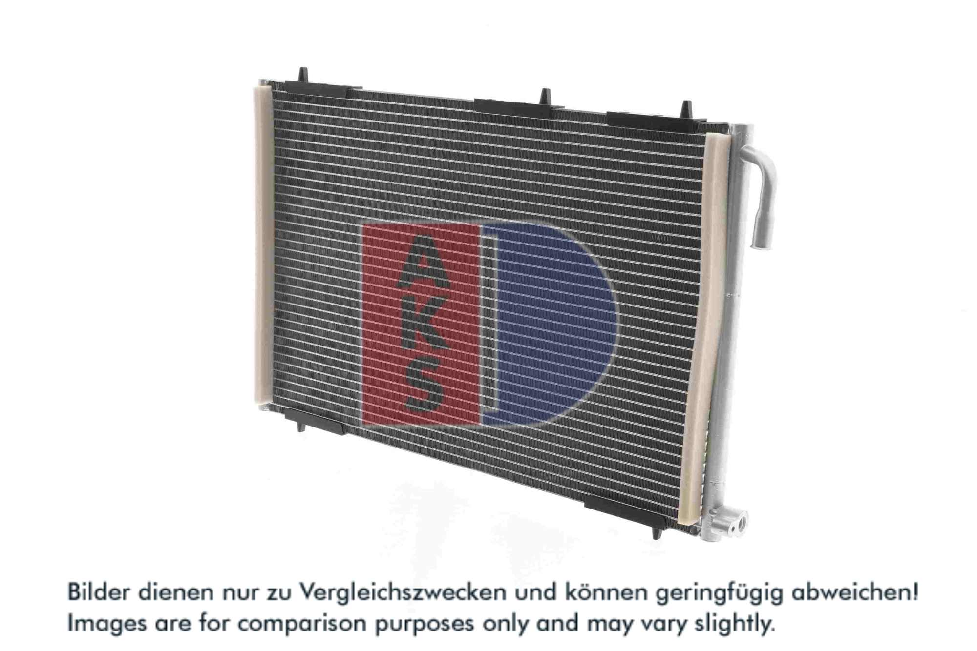 AKS DASIS Kondensor, klimaanlæg 162320n for CITROËN/PEUGEOT