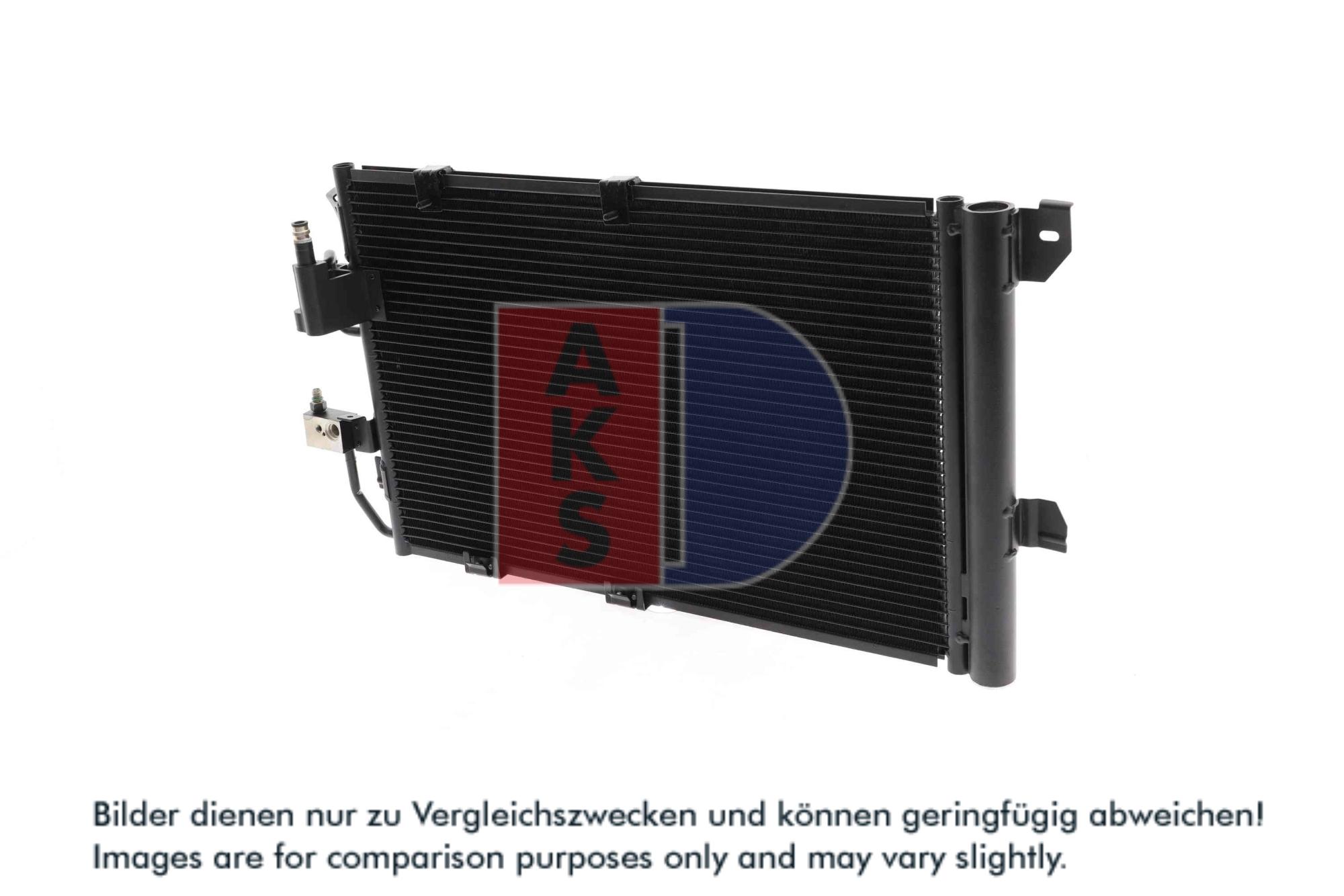 AKS DASIS Kondensor, klimaanlæg 152001n for OPEL