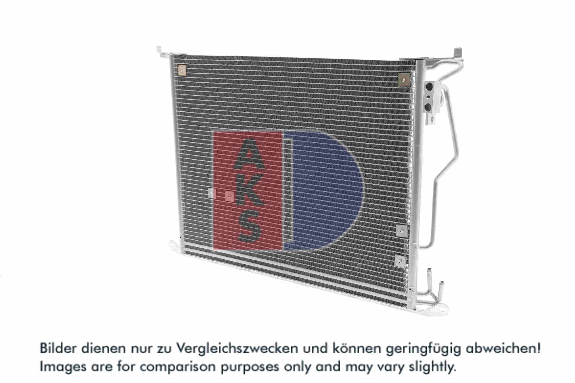 AKS DASIS Kondensor, klimaanlæg 122190n for MERCEDES-BENZ
