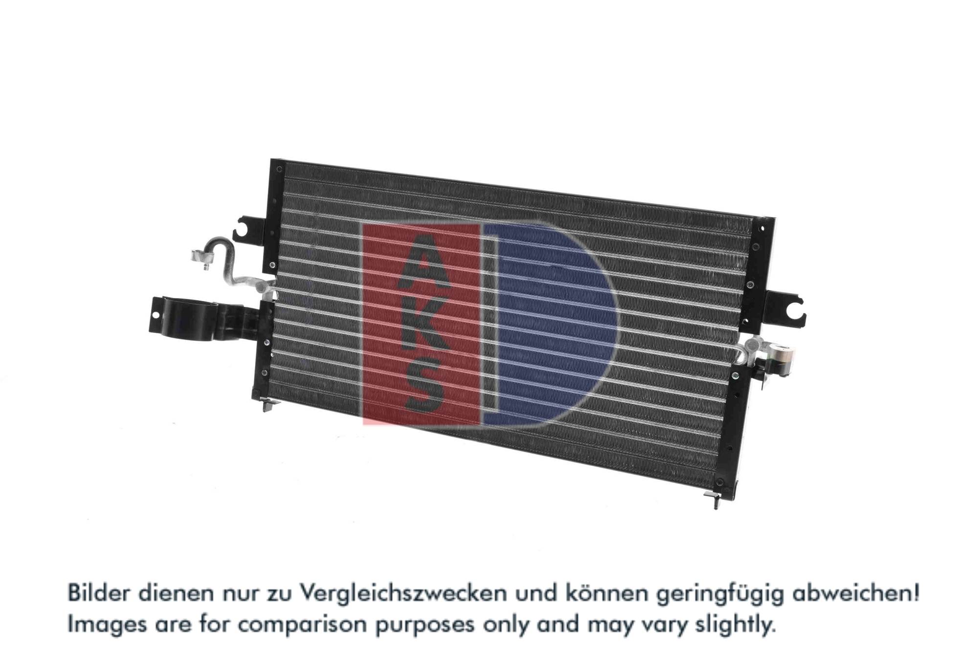 AKS DASIS Kondensor, klimaanlæg 072150n for NISSAN