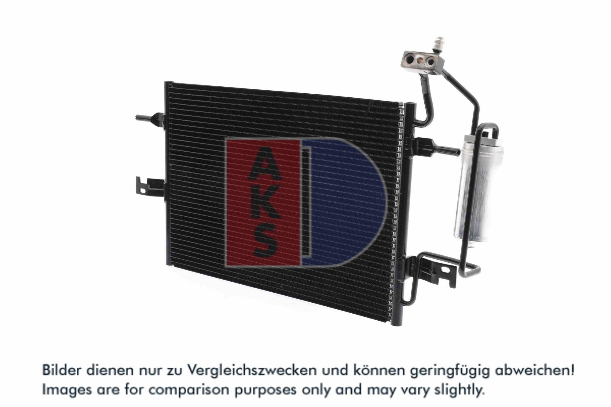 AKS DASIS Kondensor, klimaanlæg 152024n for OPEL