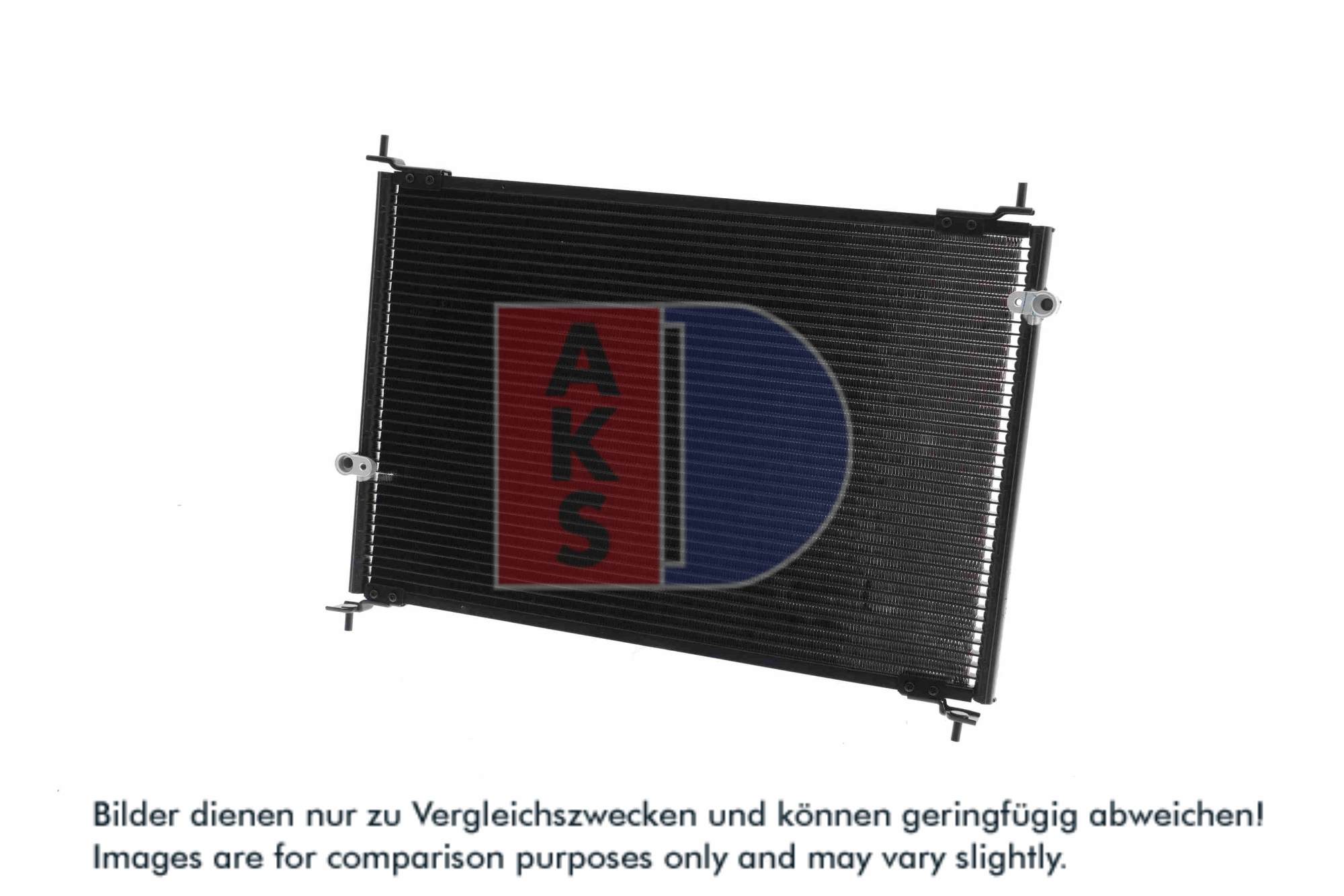 AKS DASIS Kondensor, klimaanlæg 102004n for HONDA