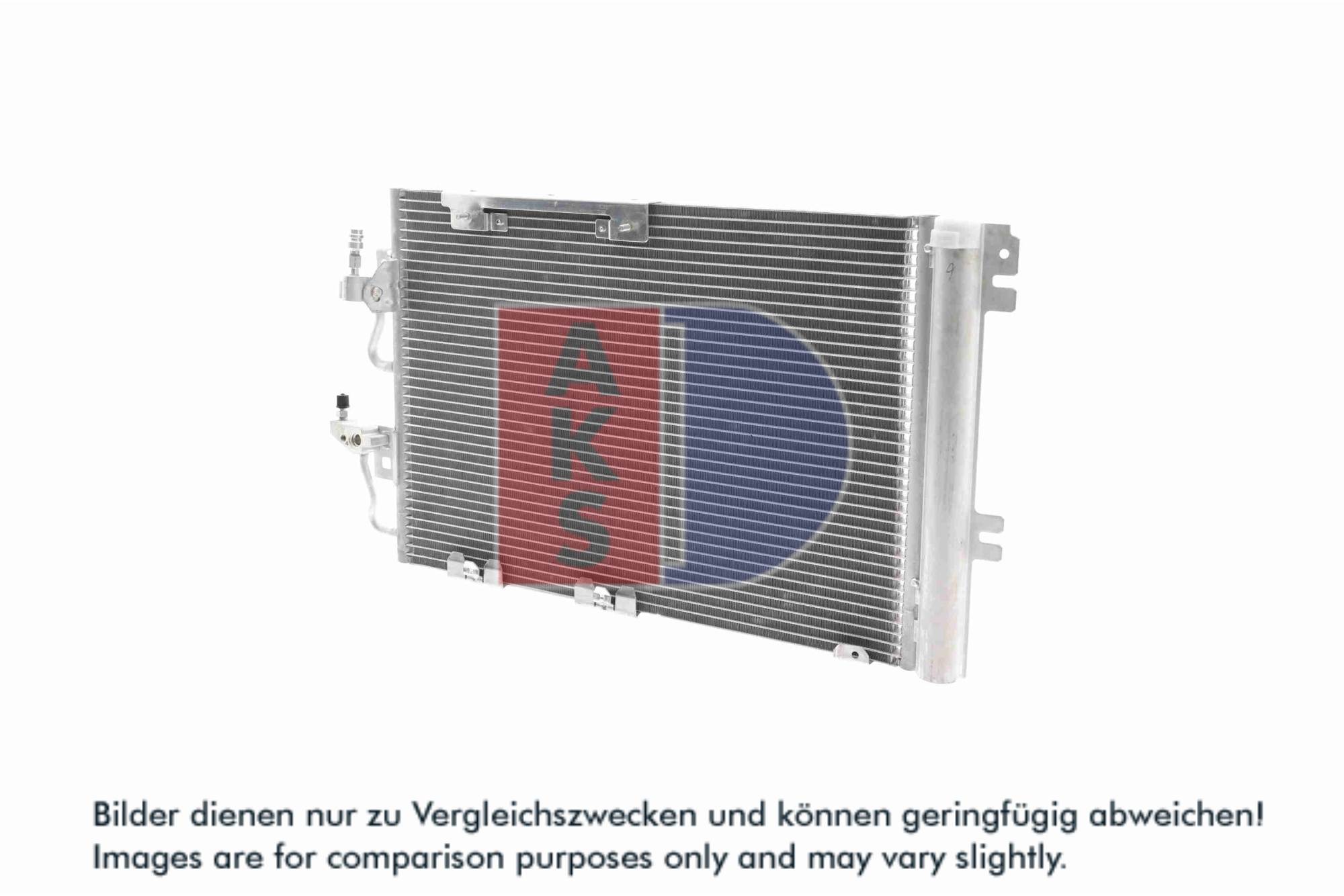 AKS DASIS Kondensor, klimaanlæg 152015n for OPEL