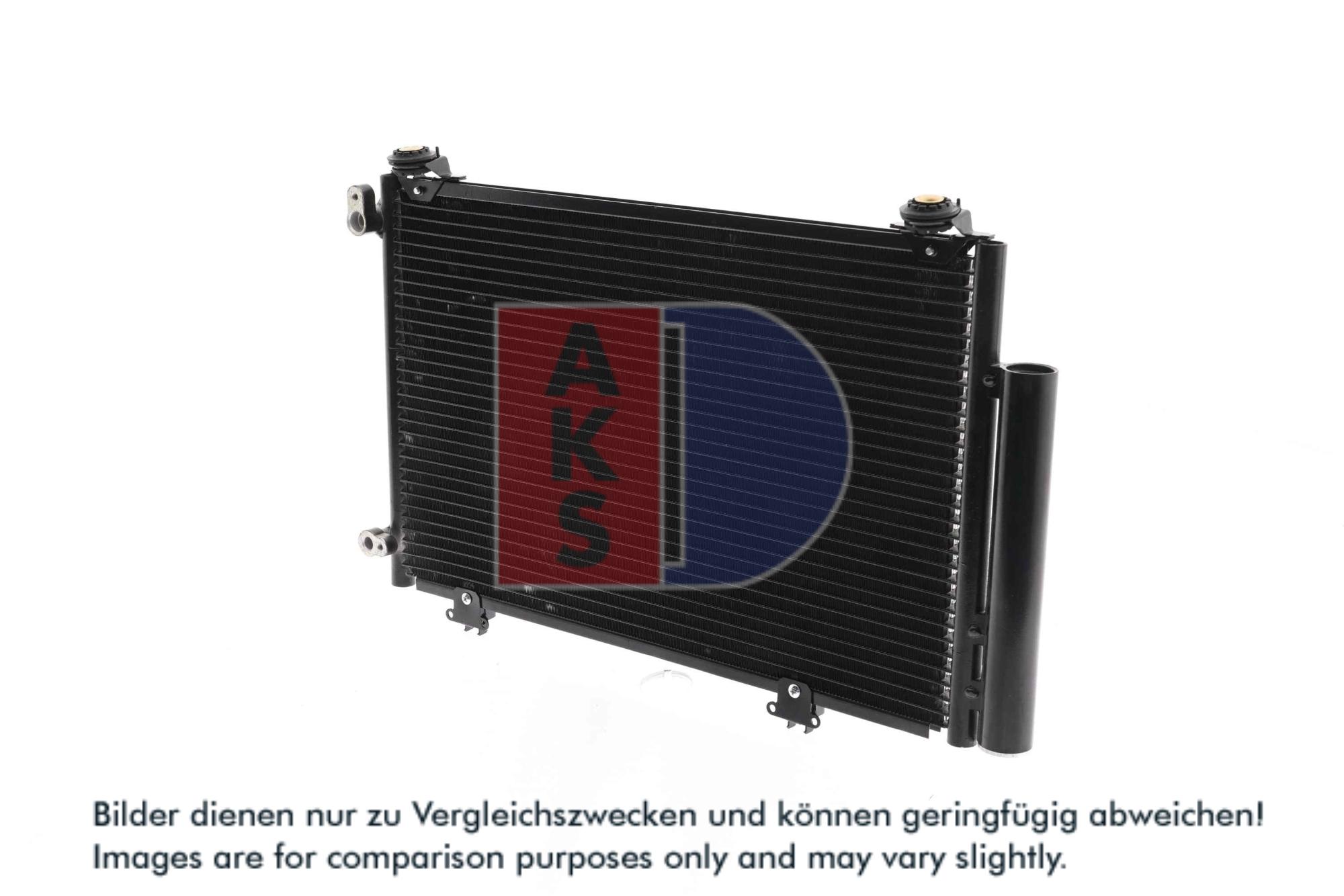 AKS DASIS Kondensor, klimaanlæg 212800n for TOYOTA