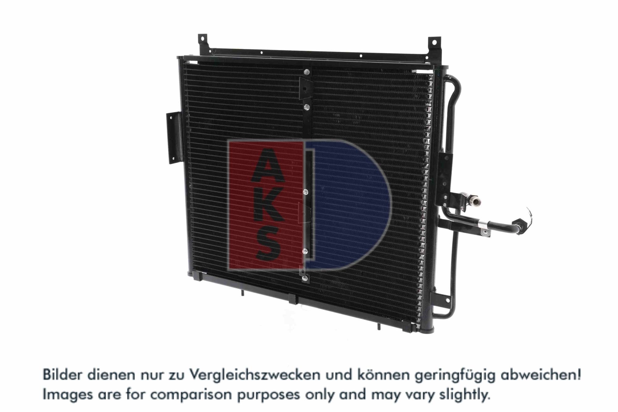 AKS DASIS Kondensor, klimaanlæg 122950n for MERCEDES-BENZ