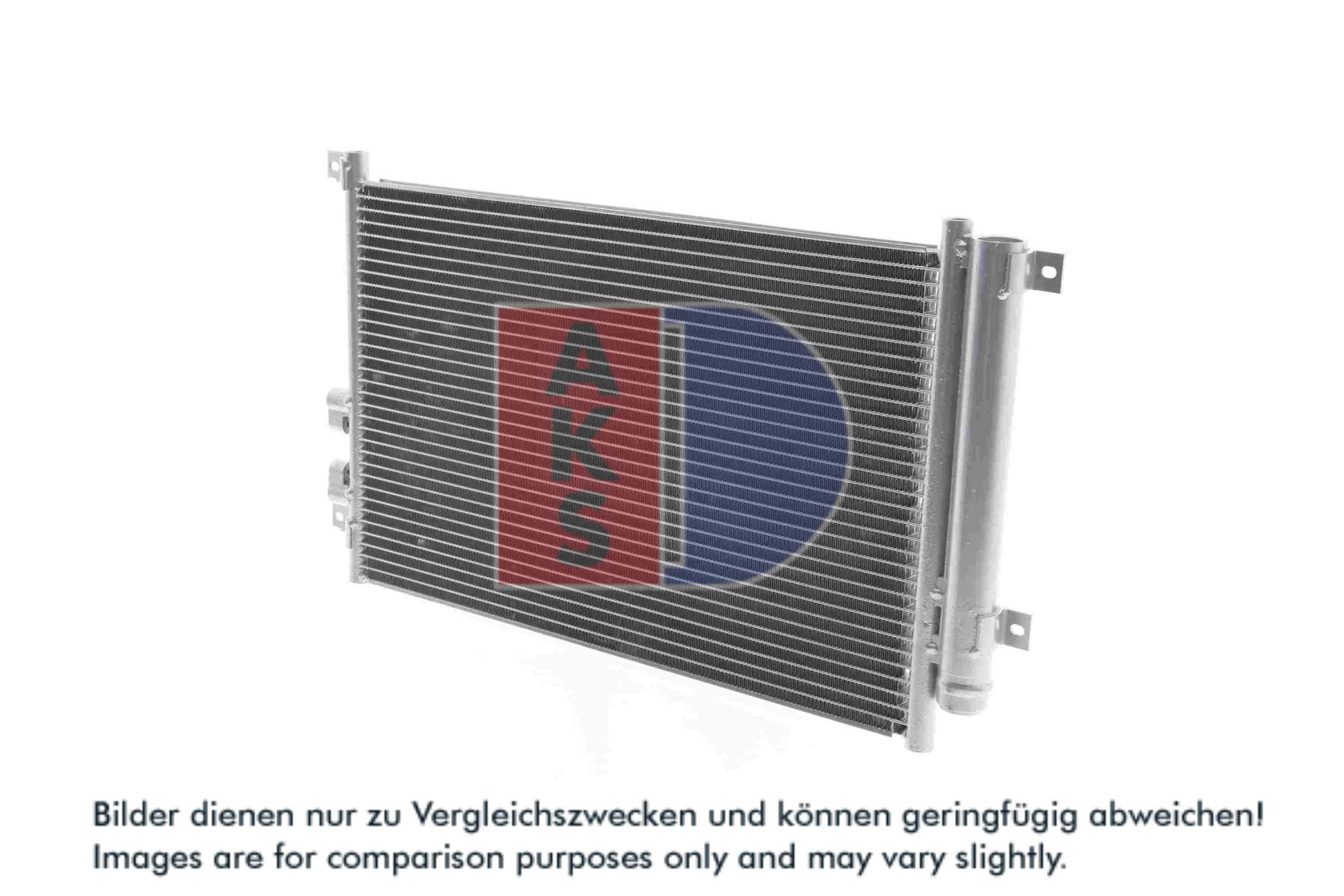 AKS DASIS Kondensor, klimaanlæg 012003n for ALFAROME/FIAT/LANCI