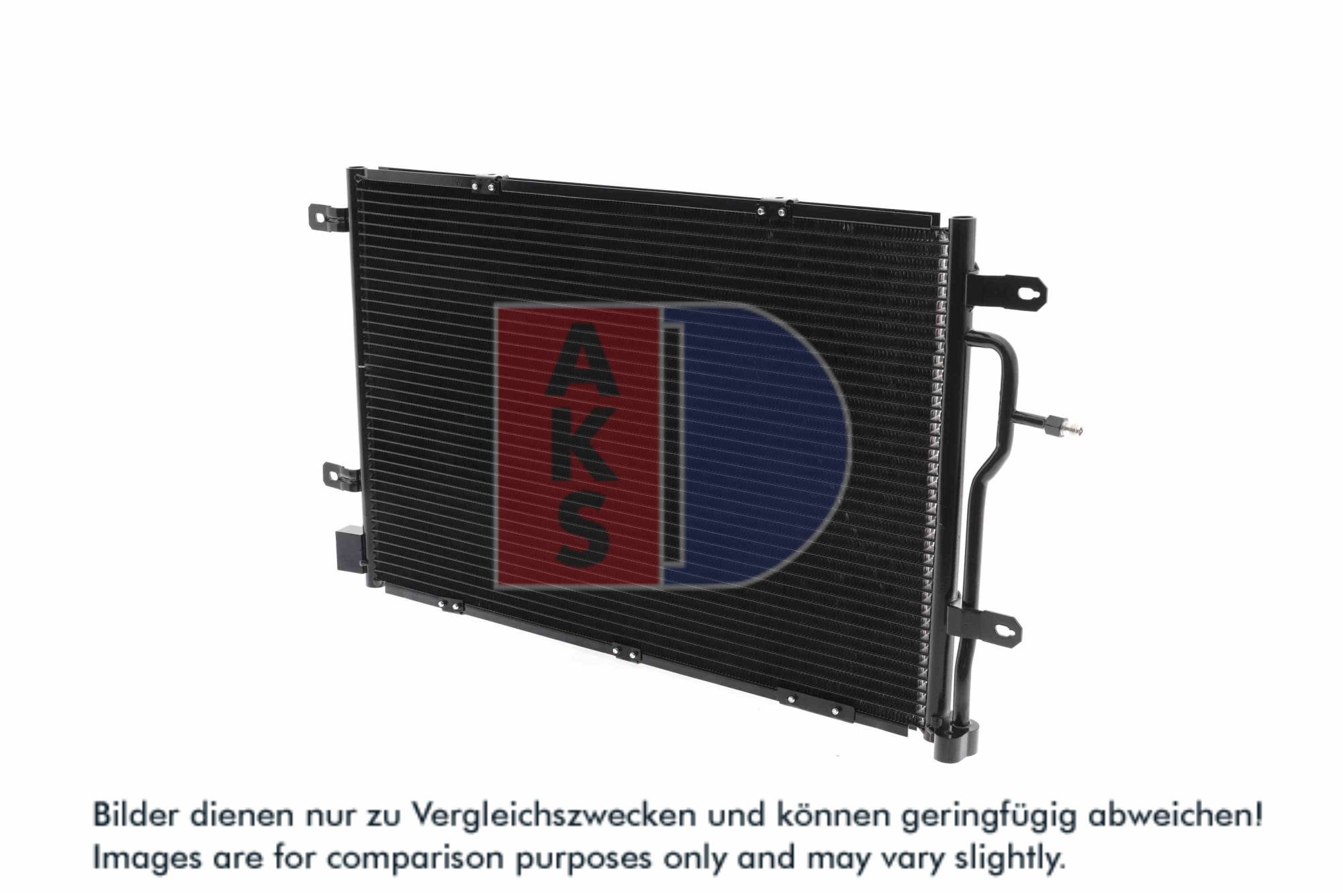 AKS DASIS Kondensor, klimaanlæg 482013n for AUDI