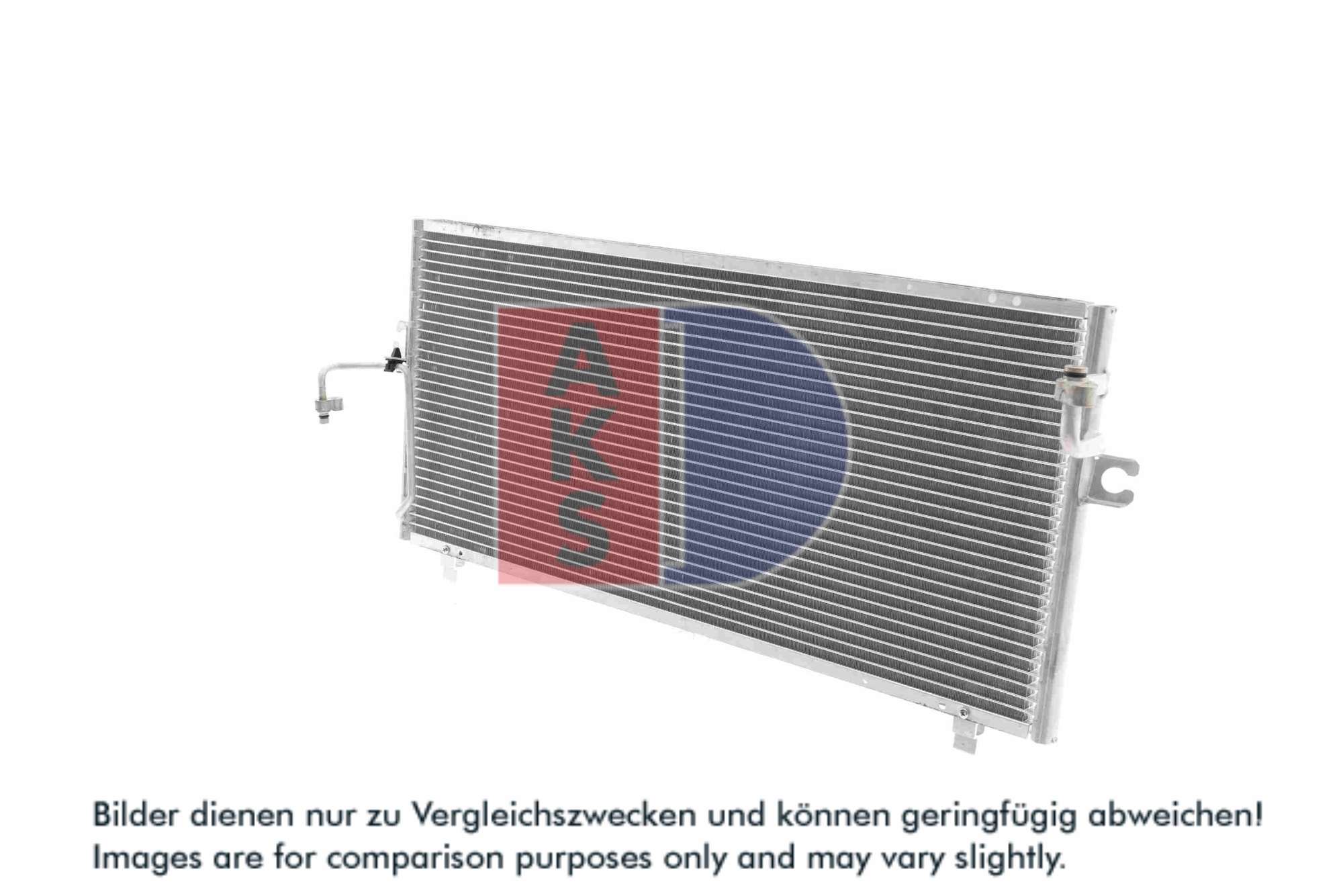 AKS DASIS Kondensor, klimaanlæg 072004n for NISSAN