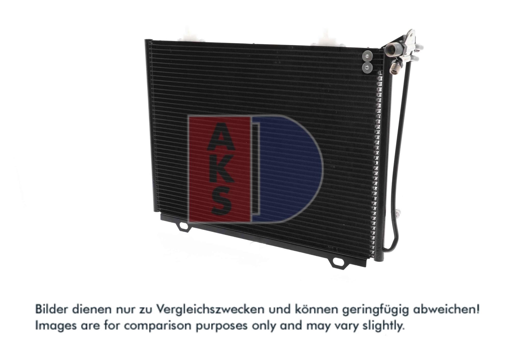 AKS DASIS Kondensor, klimaanlæg 122440n for MERCEDES-BENZ