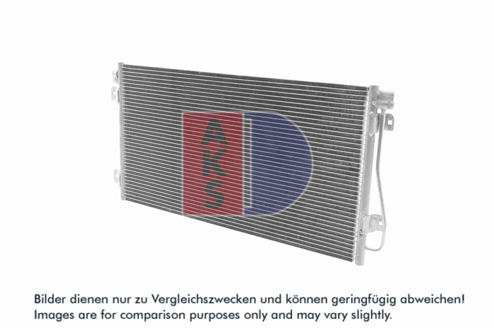 AKS DASIS Kondensor, klimaanlæg 182017n for OPEL RENAULT