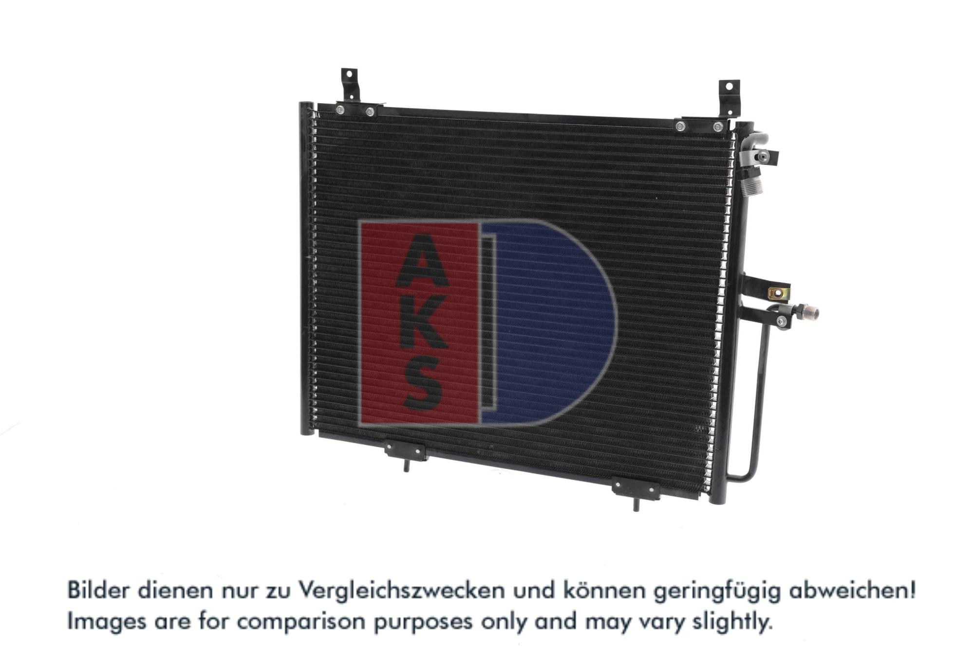 AKS DASIS Kondensor, klimaanlæg 122910n for MERCEDES-BENZ