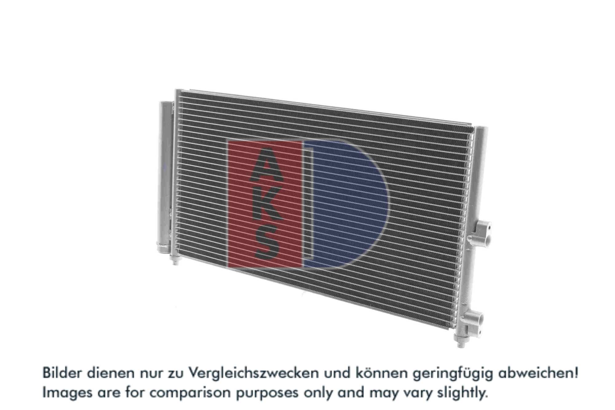 AKS DASIS Kondensor, klimaanlæg 082033n for ALFAROME/FIAT/LANCI