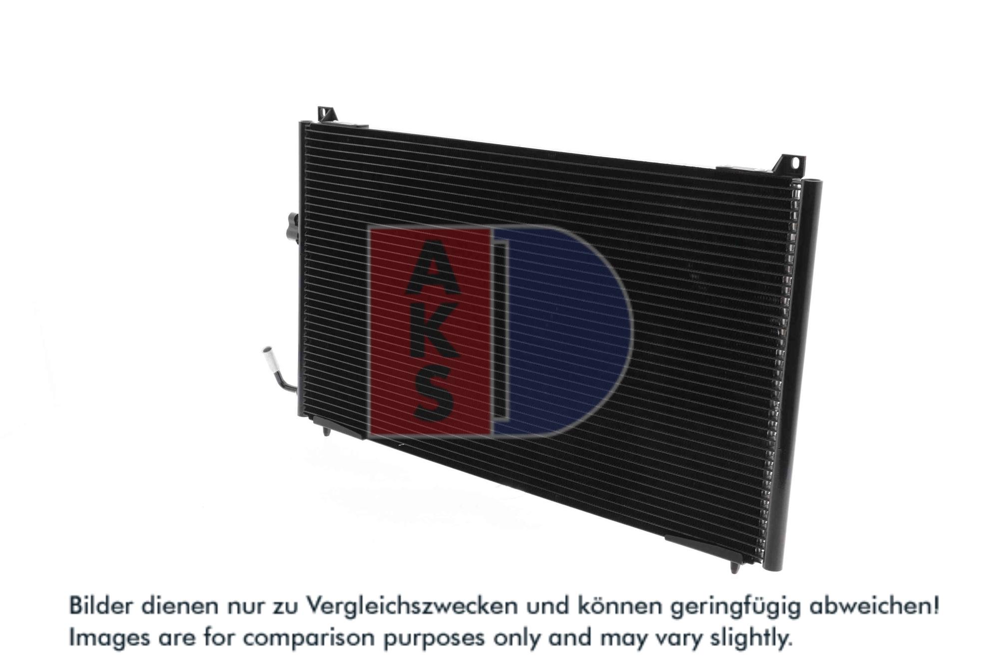 AKS DASIS Kondensor, klimaanlæg 162300n for CITROËN/PEUGEOT