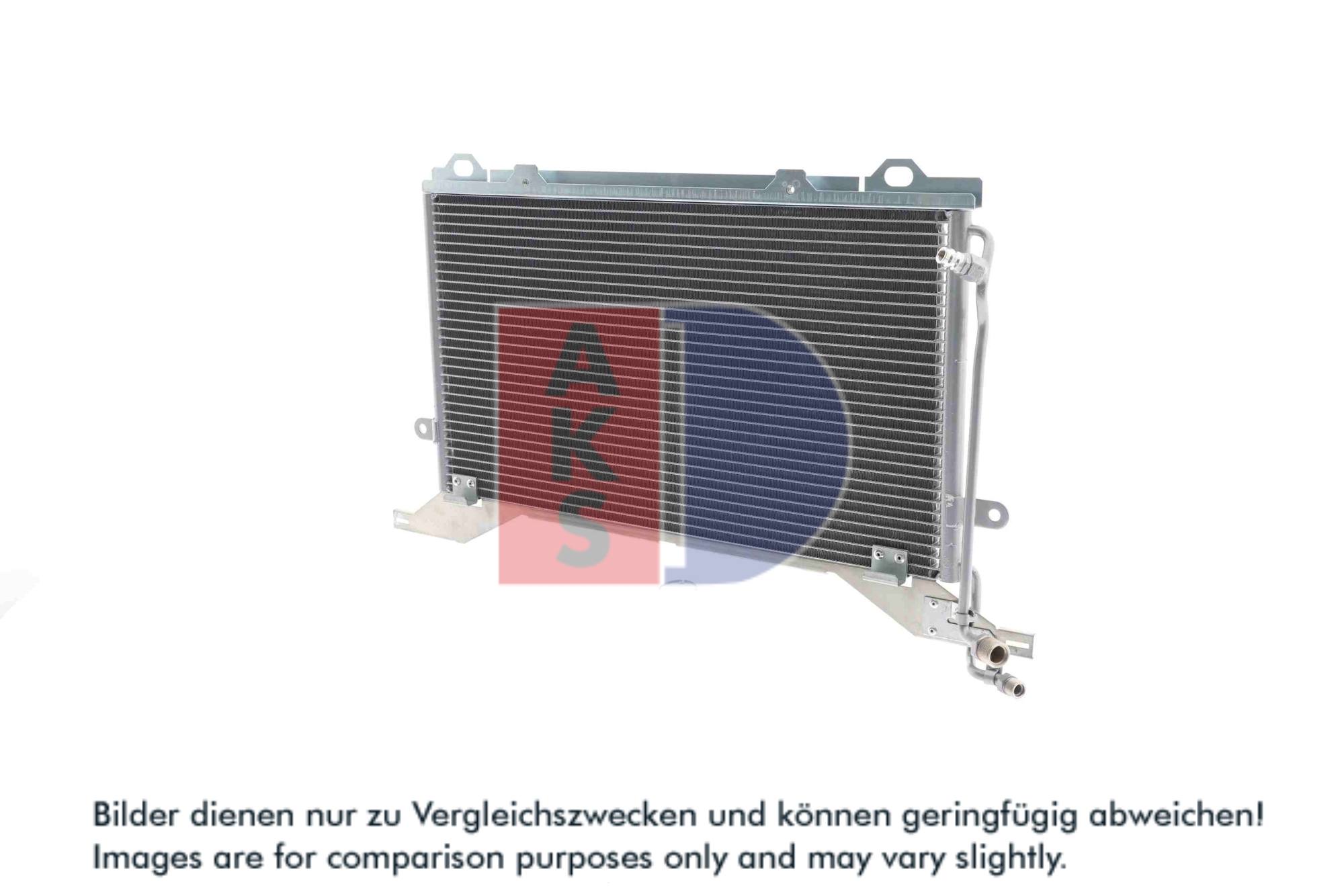 AKS DASIS Kondensor, klimaanlæg 122180n for MERCEDES-BENZ