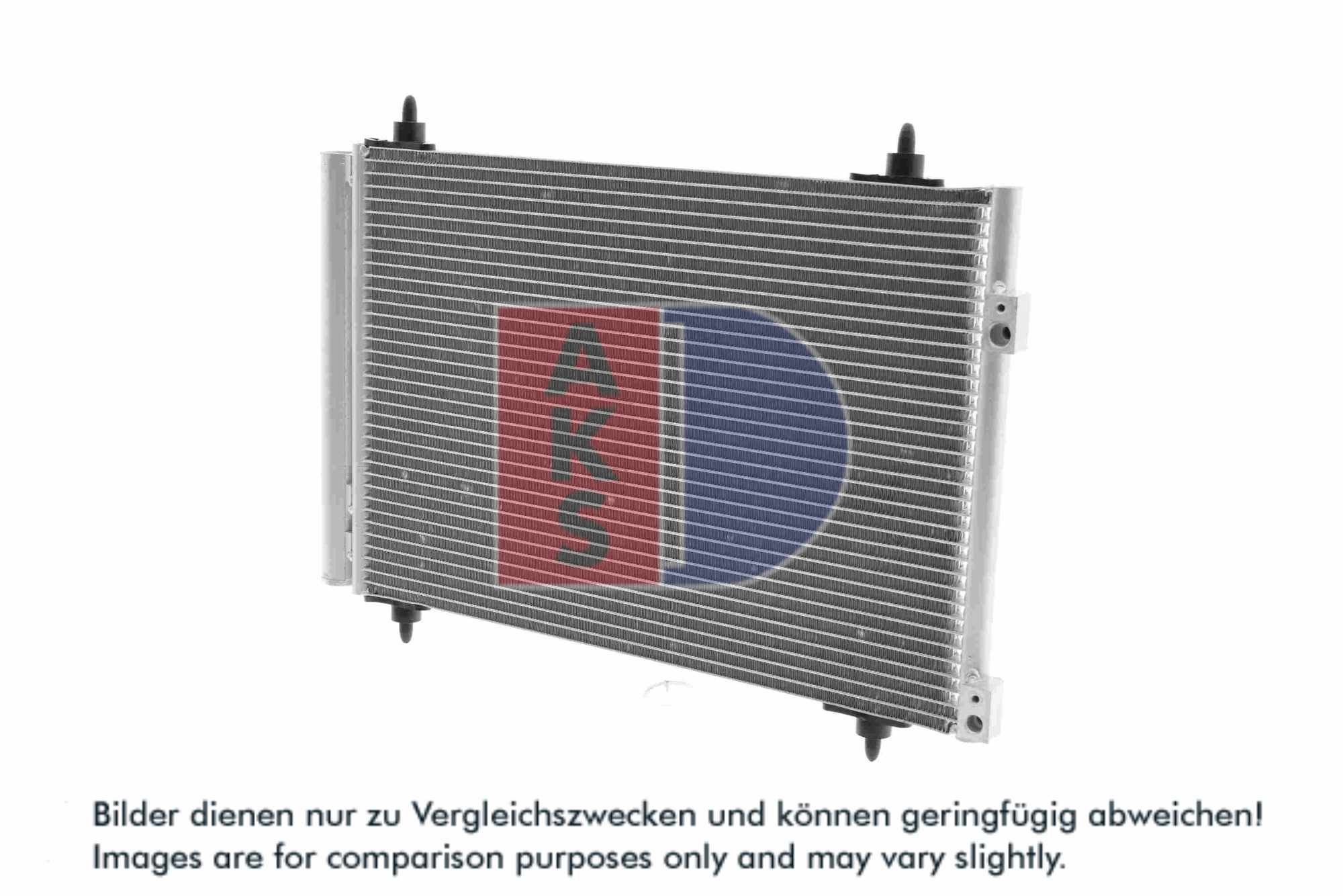 AKS DASIS Kondensor, klimaanlæg 062007n for CITROËN/PEUGEOT