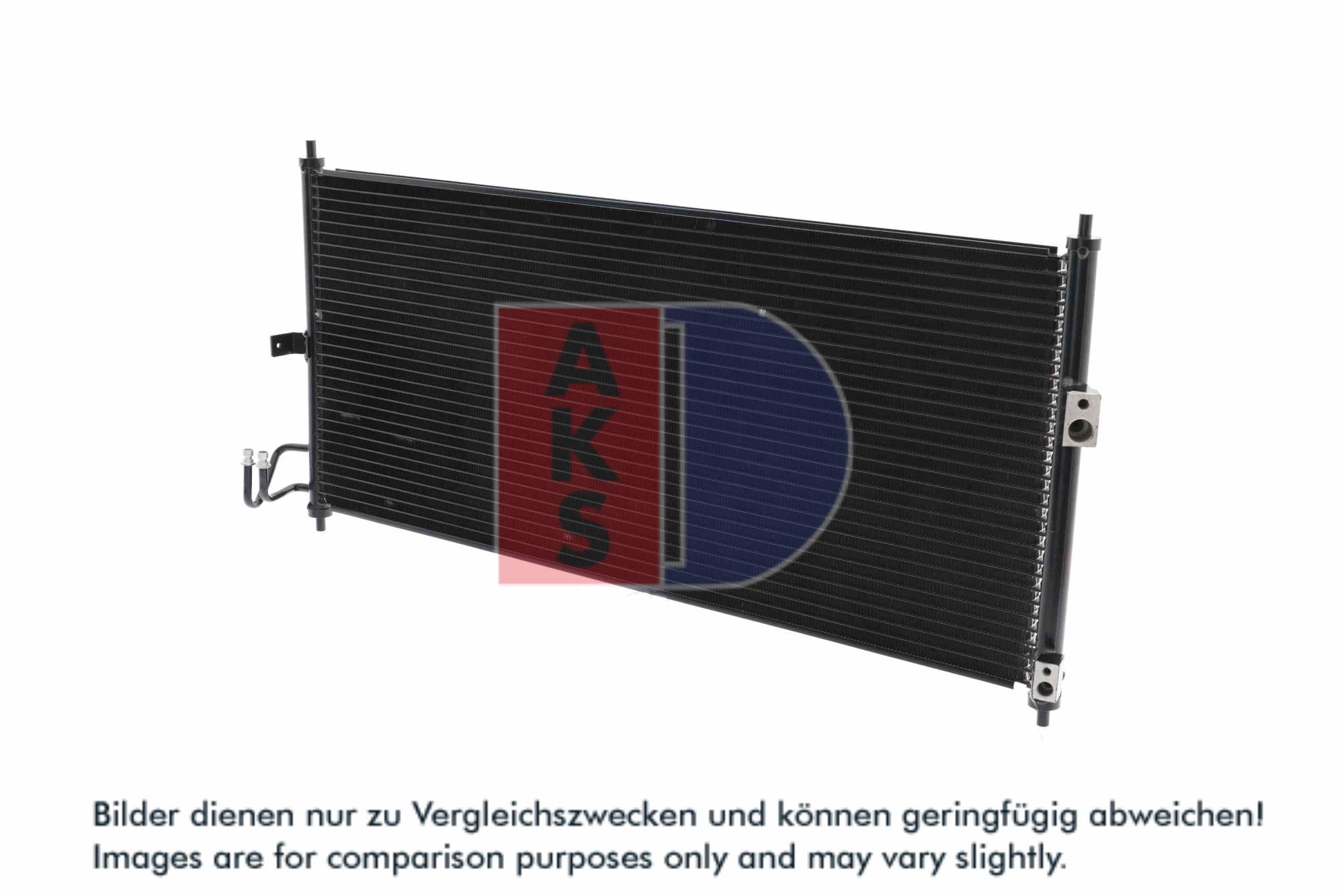 AKS DASIS Kondensor, klimaanlæg 072015n for NISSAN