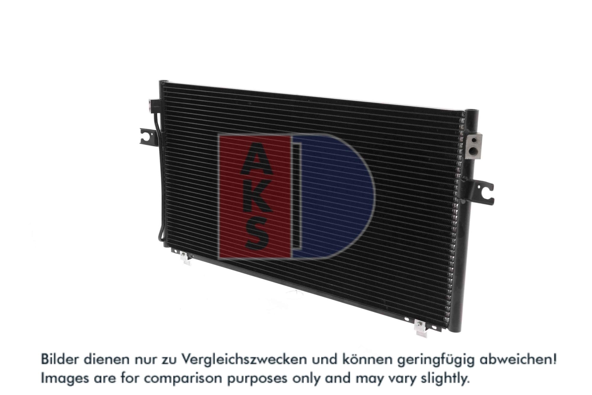 AKS DASIS Kondensor, klimaanlæg 072360n for NISSAN