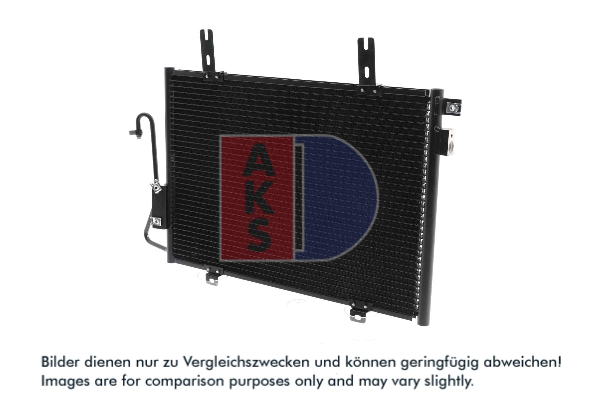 AKS DASIS Kondensor, klimaanlæg 182360n for RENAULT
