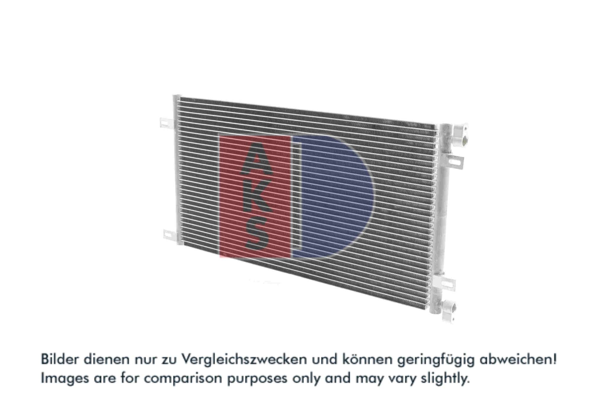 AKS DASIS Kondensor, klimaanlæg 082012n for ALFAROME/FIAT/LANCI