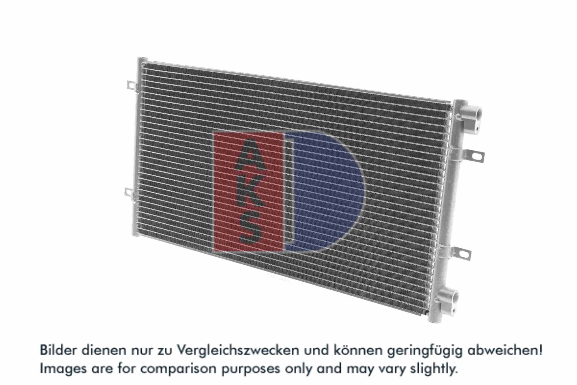 AKS DASIS Kondensor, klimaanlæg 082006n for ALFAROME/FIAT/LANCI