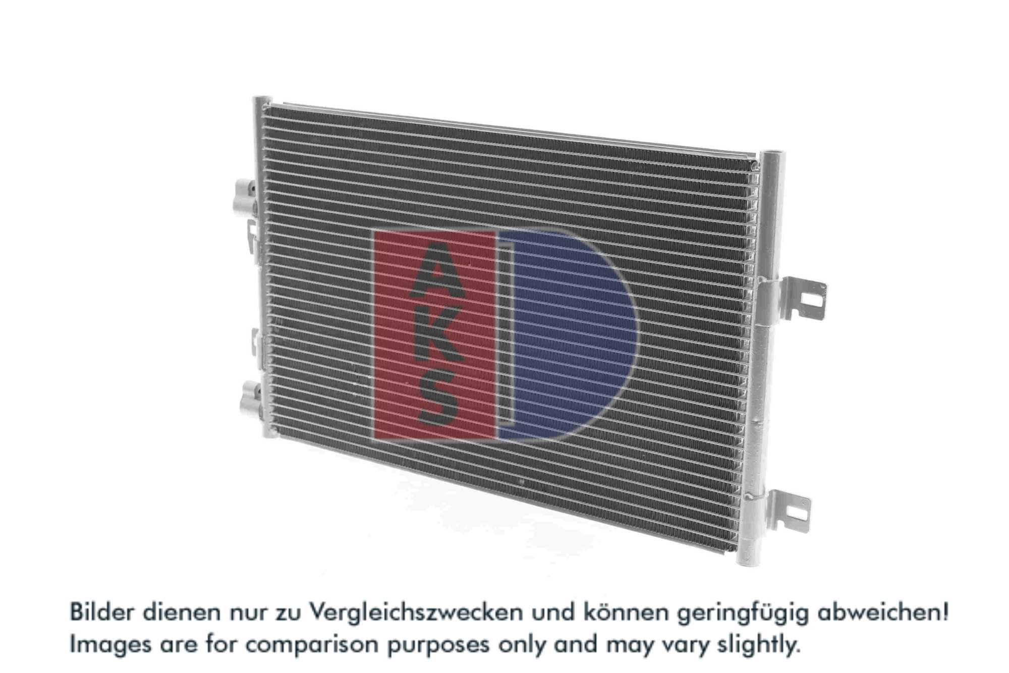 AKS DASIS Kondensor, klimaanlæg 180049n for RENAULT
