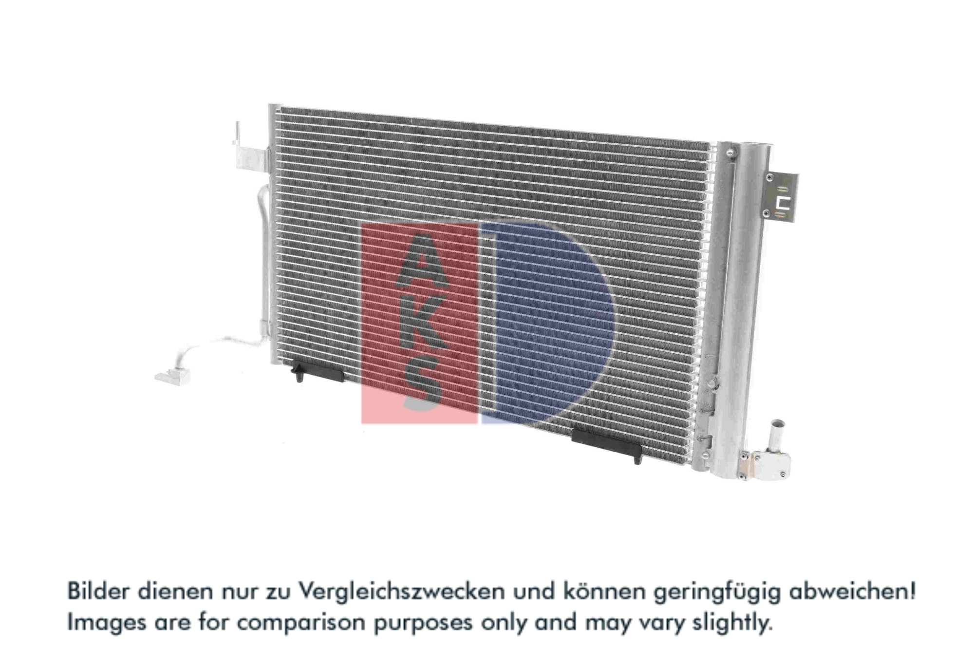 AKS DASIS Kondensor, klimaanlæg 162310n for CITROËN/PEUGEOT