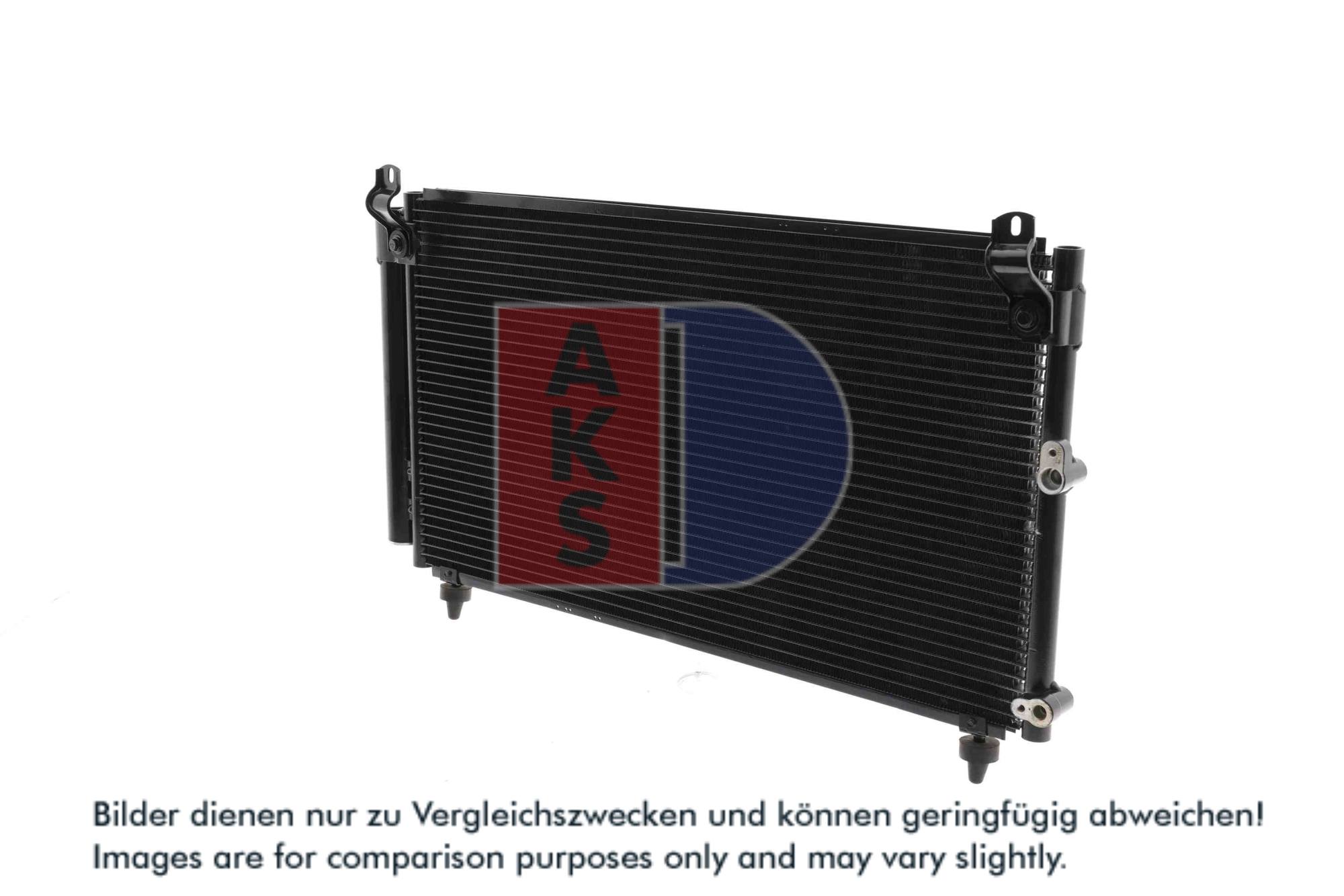 AKS DASIS Kondensor, klimaanlæg 212034n for TOYOTA
