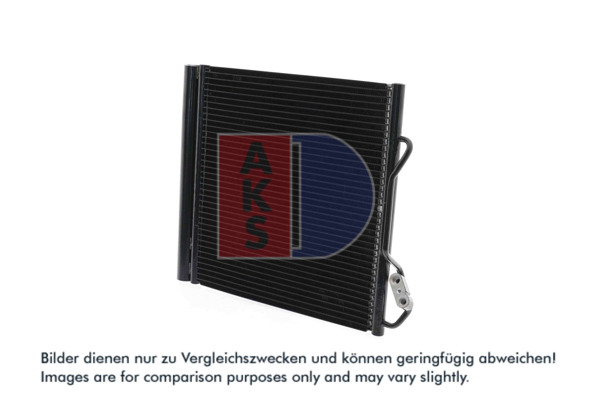 AKS DASIS Kondensor, klimaanlæg 122027n for MERCEDES-BENZ